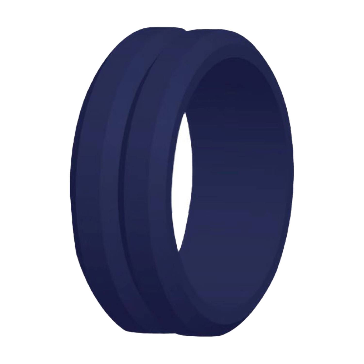 V-Groove Silicone Ring for Men – Flexible & Durable 3