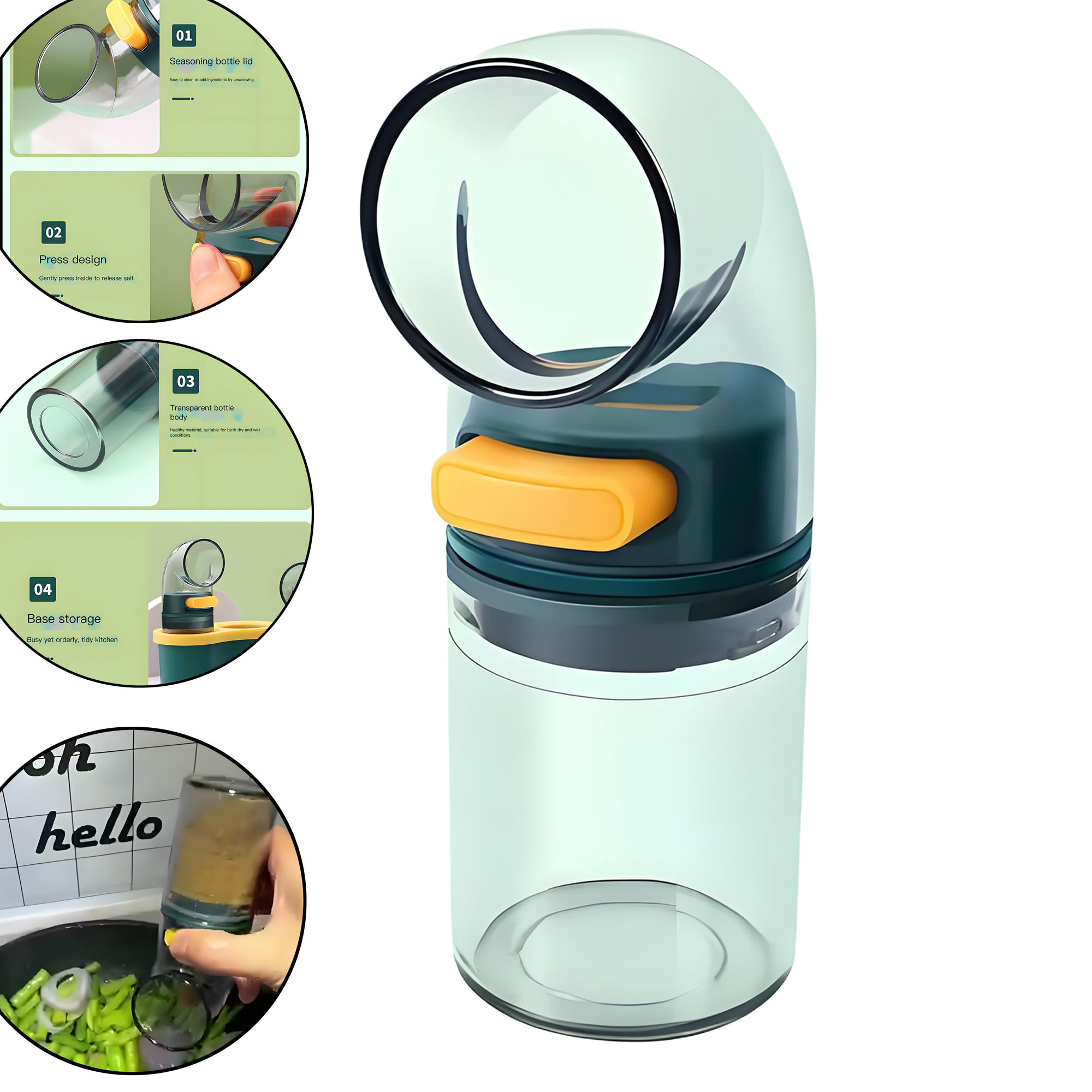 Precision Salt Dispenser with 0.5g Per Press 3