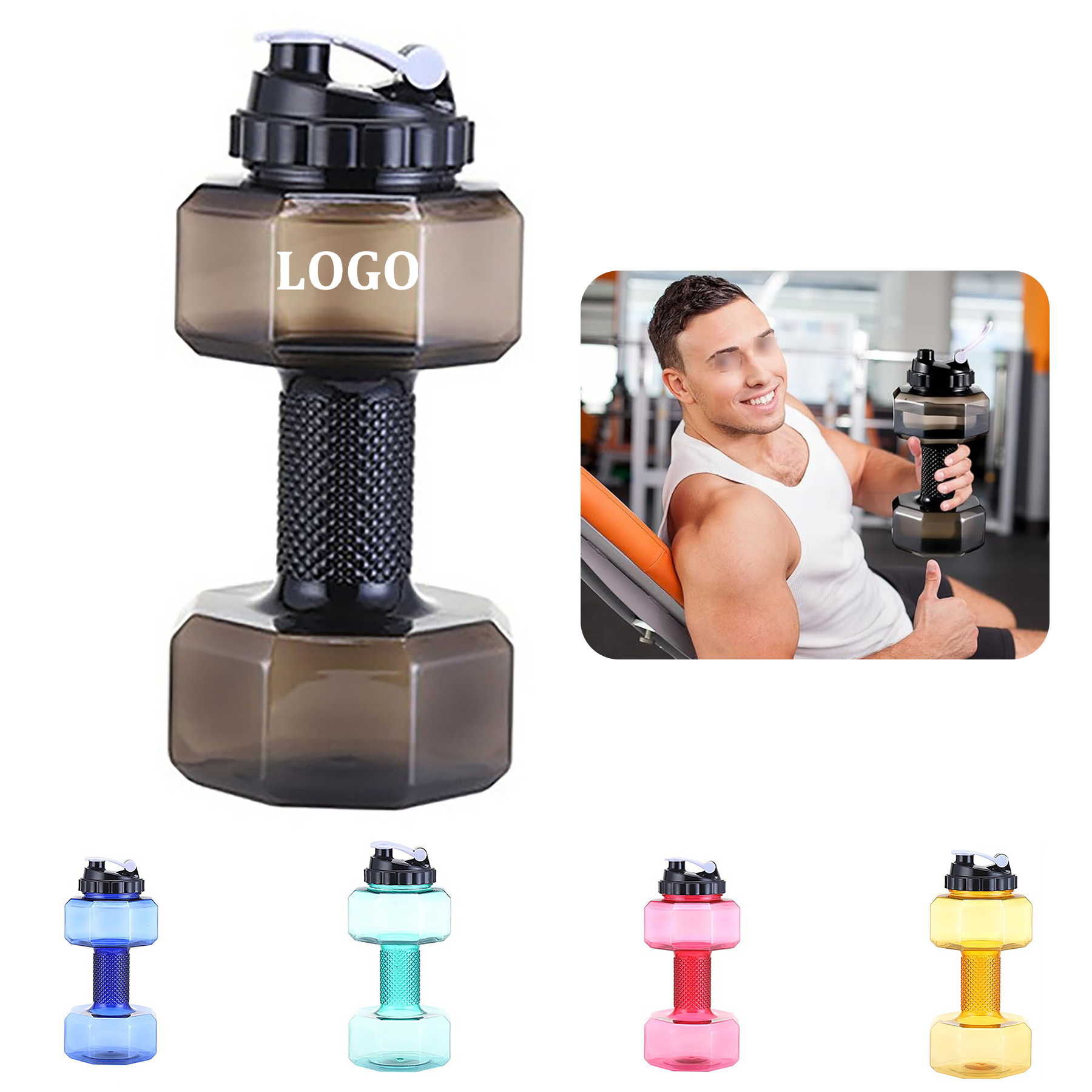 Dumbbell Water Bottle 8