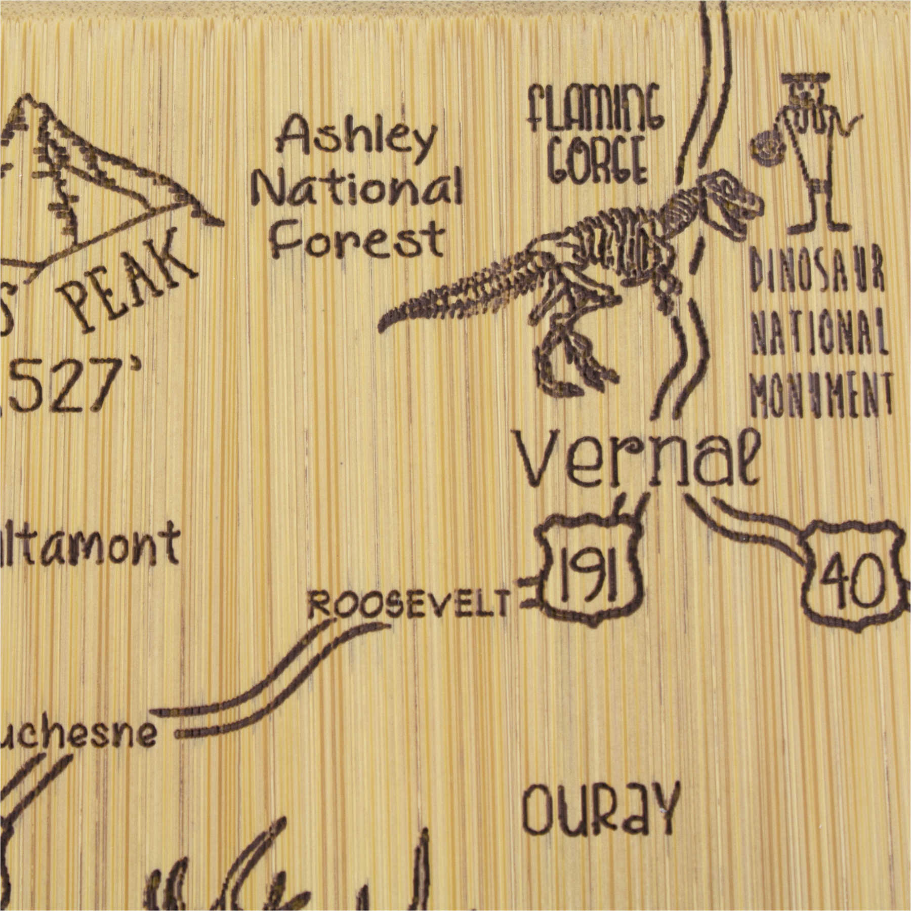 Destination Utah Cutting & Serving Board 3