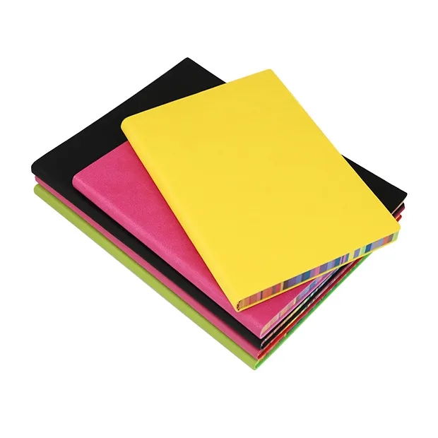 2025 A5 Soft Face Thickened Rainbow Edge Notebook 5