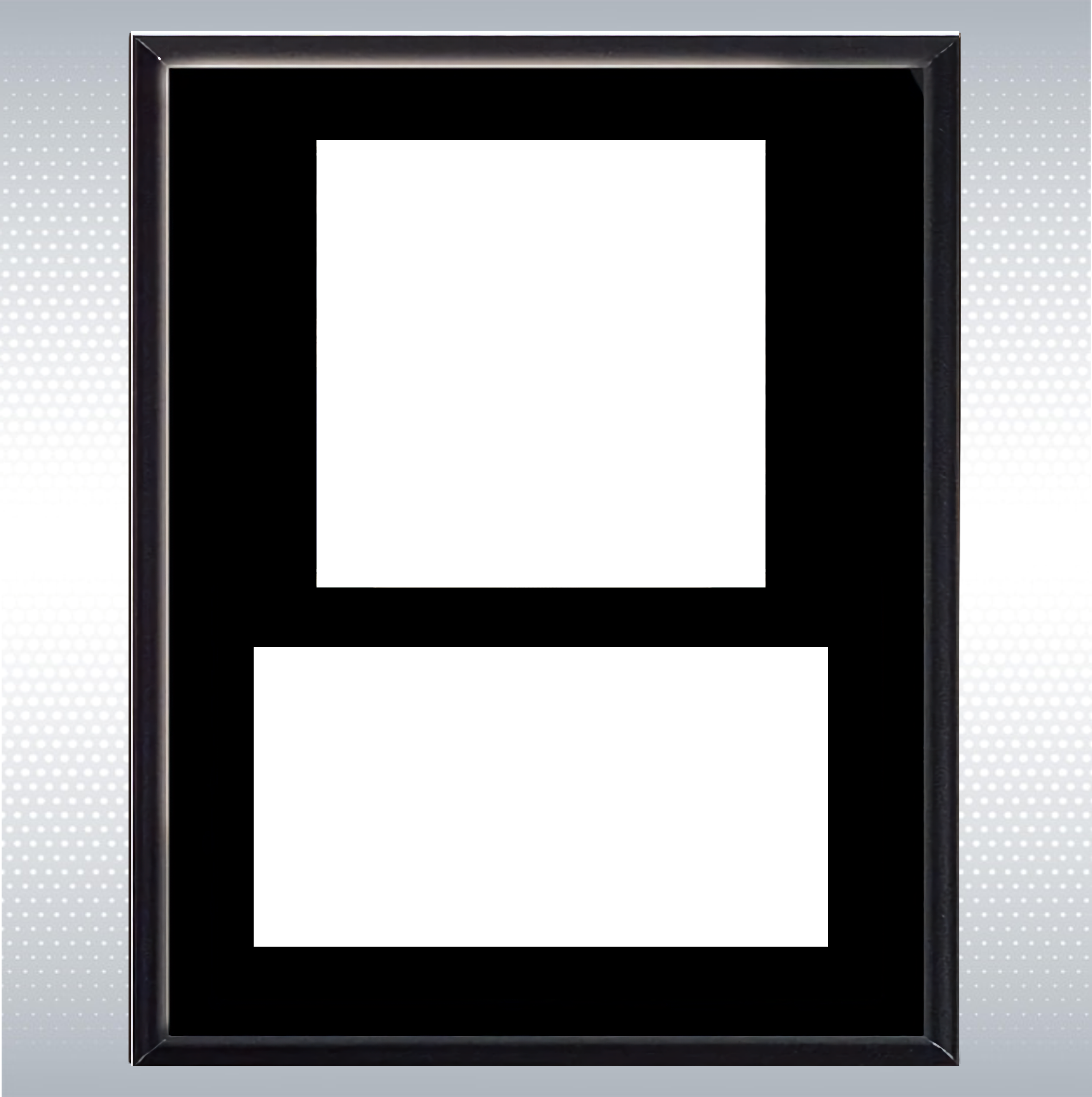 Black Plaque w/Color Tile & Plate (8 x 10") 4