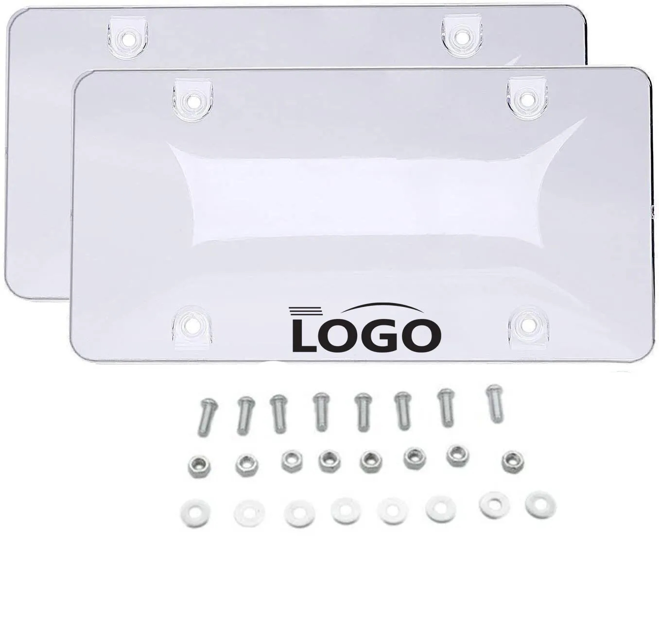 Clear License Plate Cover 4