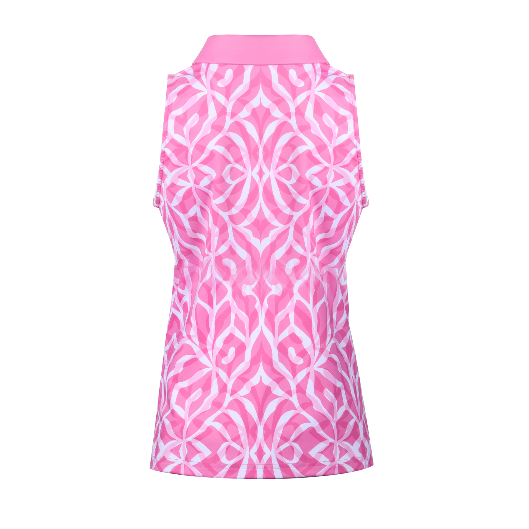 Custom Women's Athletic Sleeveless Polo Shirt (Full Color) 3