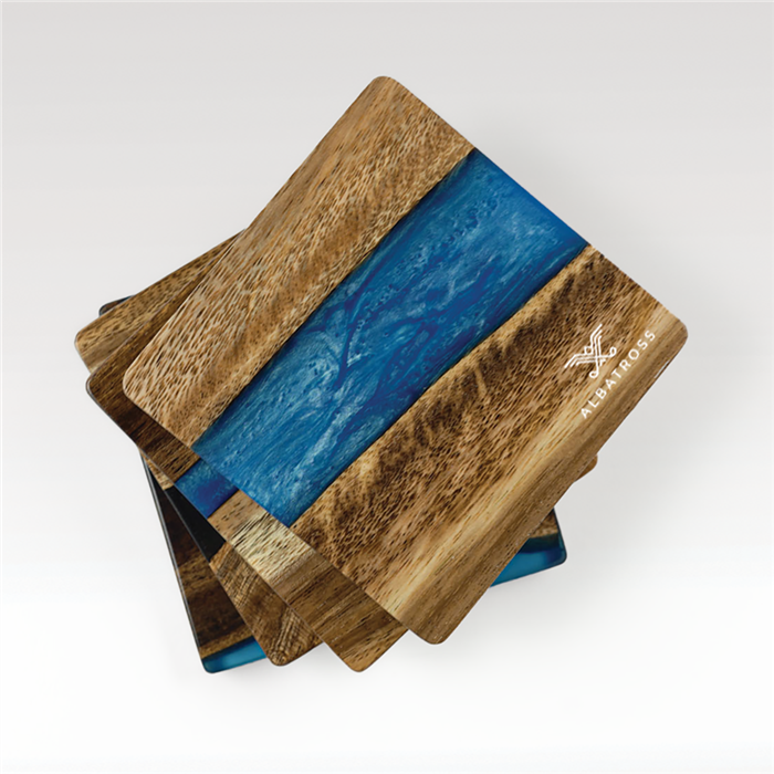Acacia Coaster Set 14