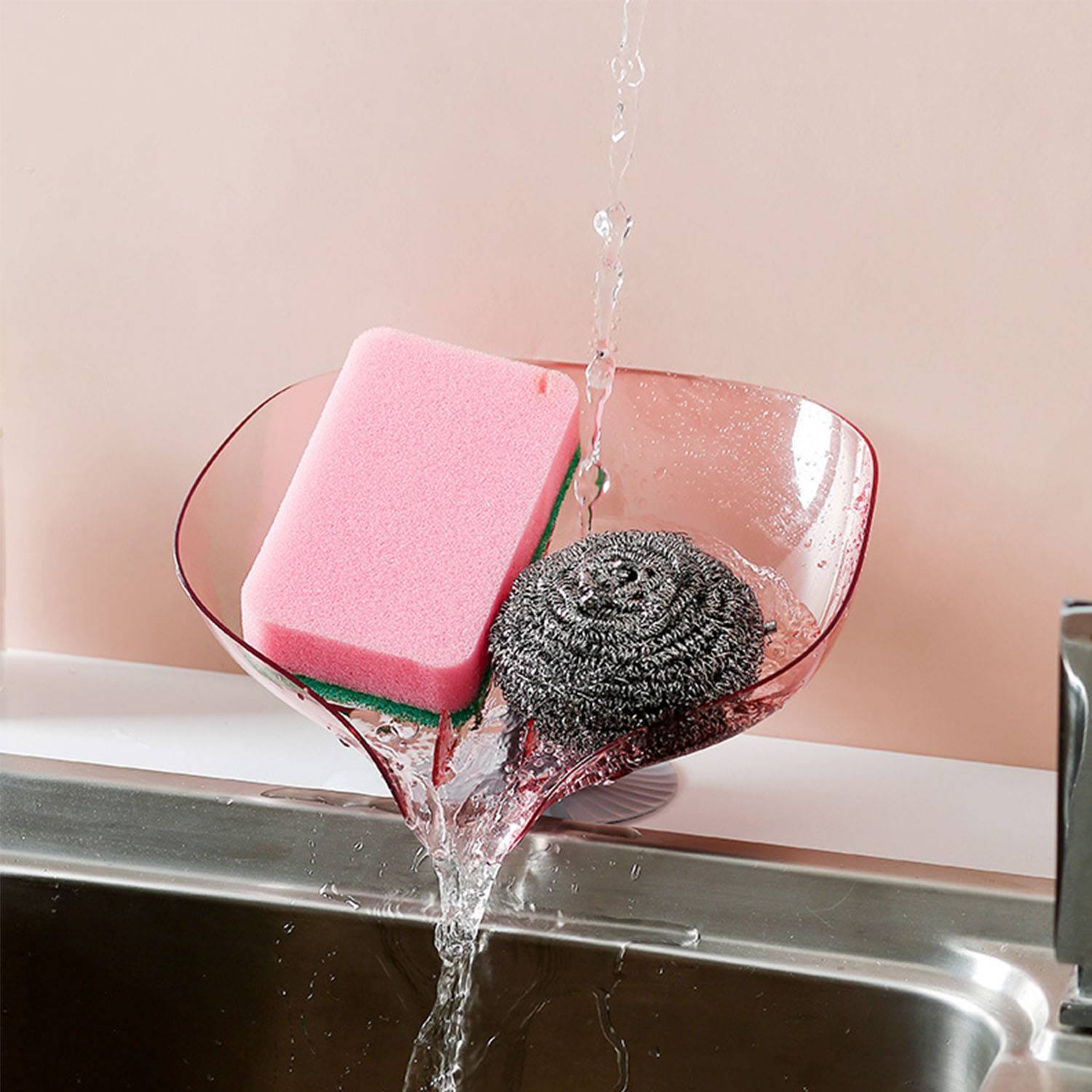 Household kitchen sink storage drain rack hanging basket 5