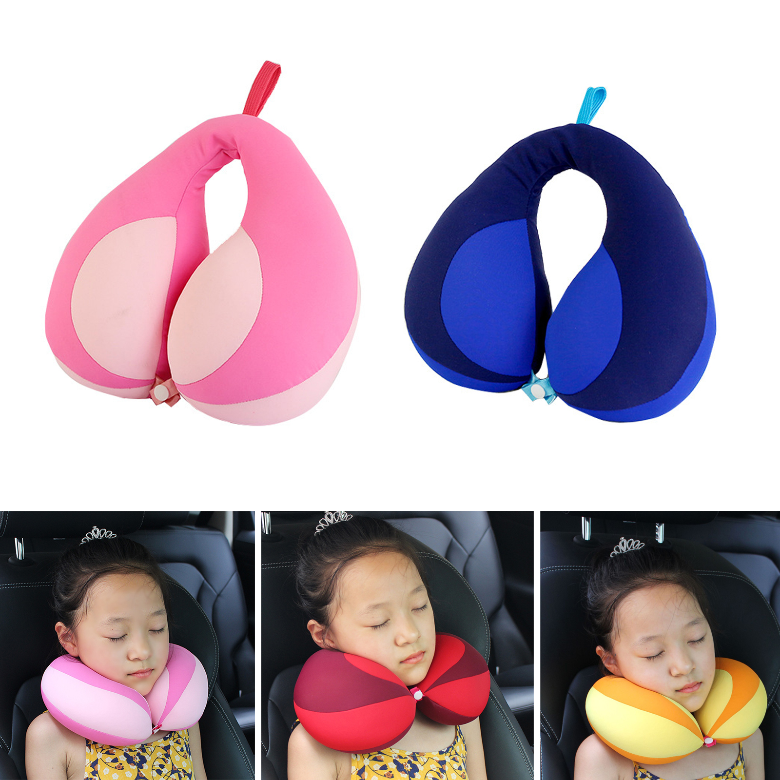 U Shape Travel Neck Pillow Support Children 2