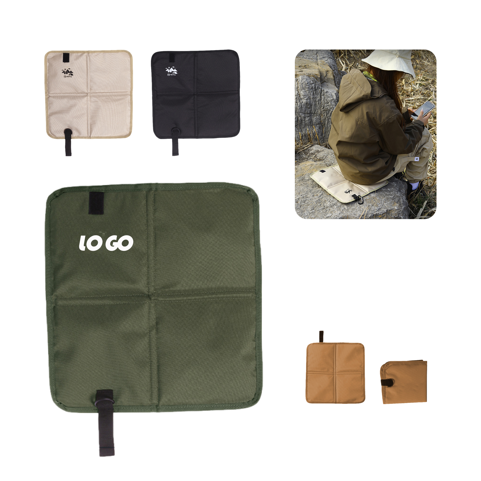 Foldable Oxford Outdoor Cushion 2