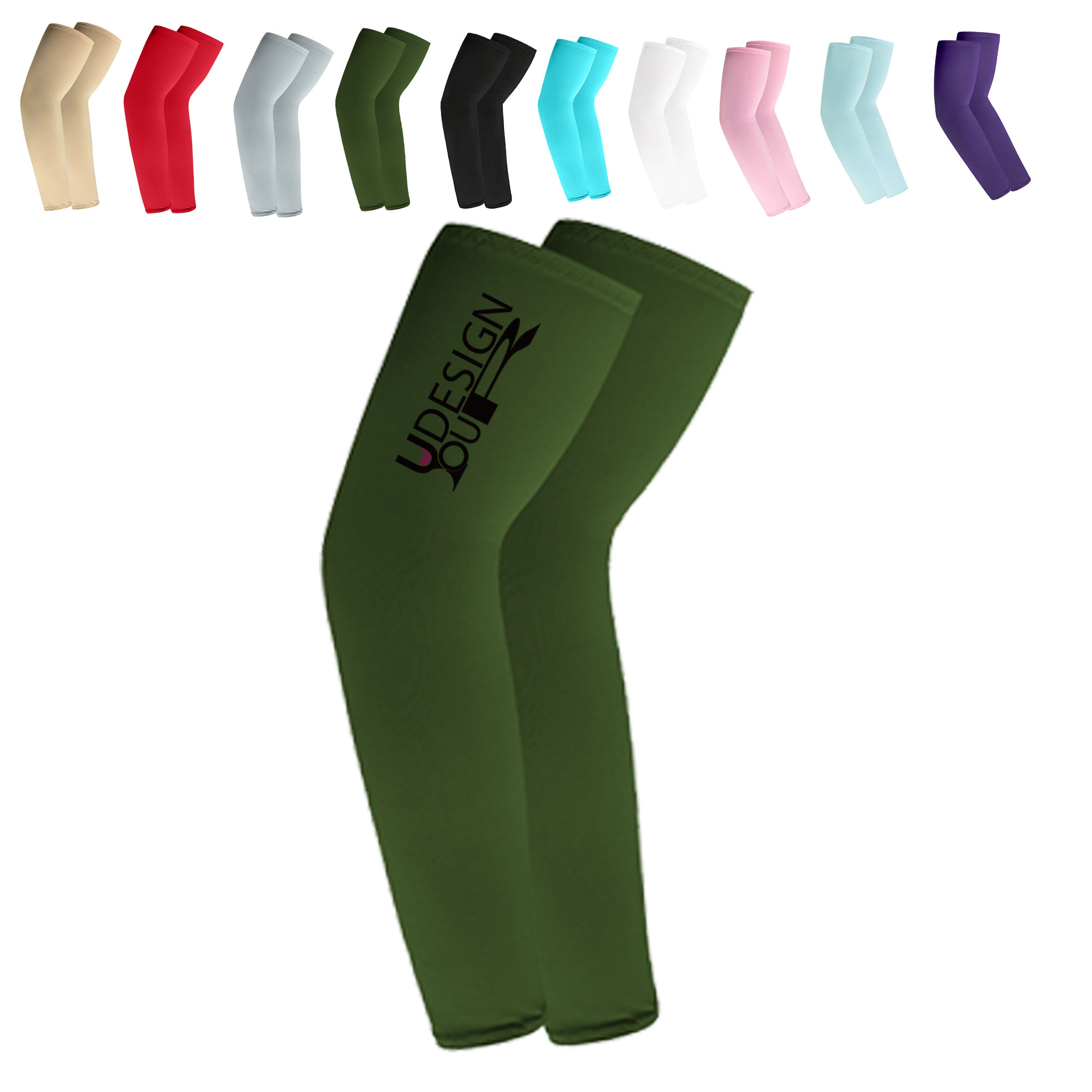 Sport Cycling UV Shield Ice Silk Arm Sleeves 2