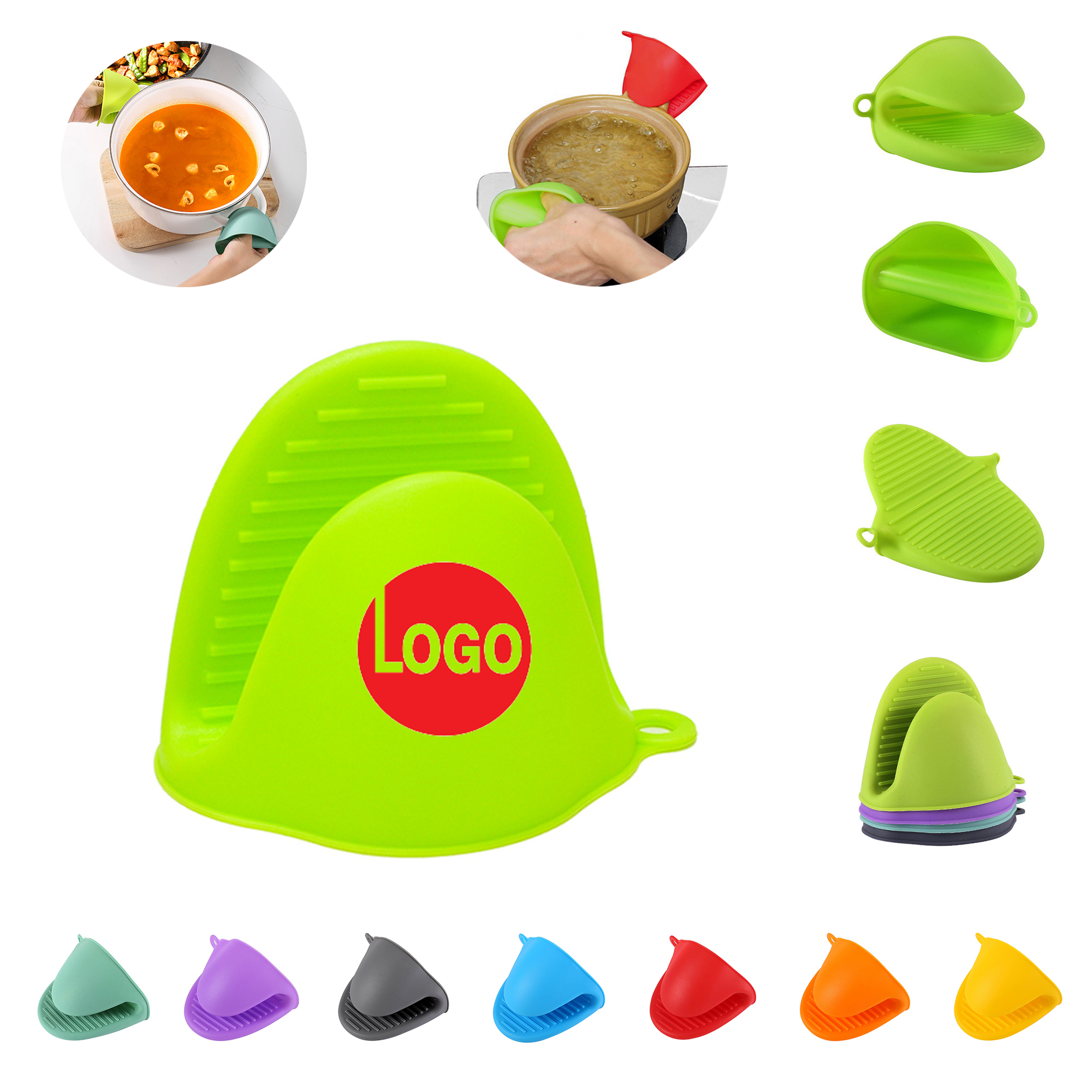 Oven Heat Proof Silicone Hand Clips MOQ 50PCS 4