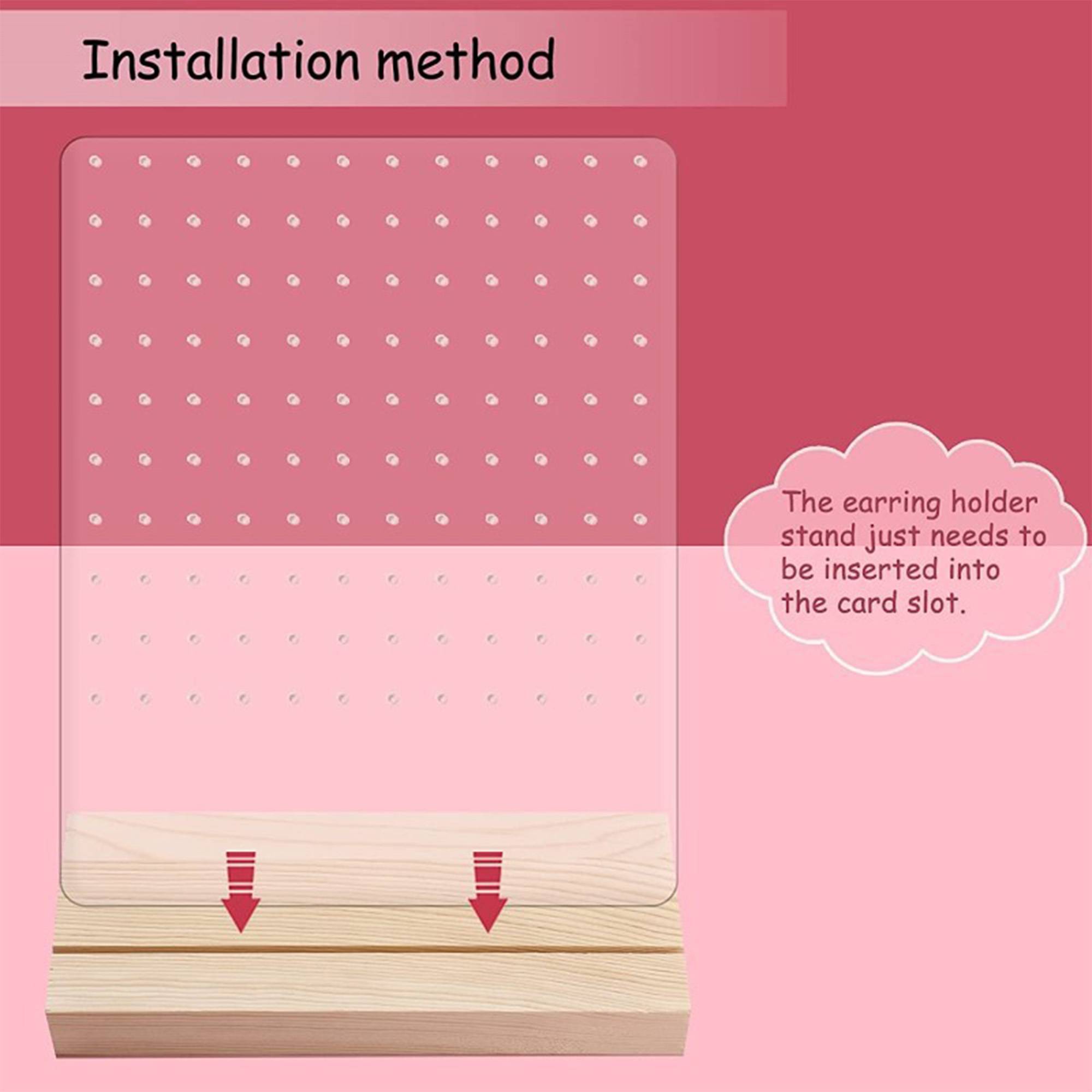 Clear Acrylic Enamel Pin Display Stand 3