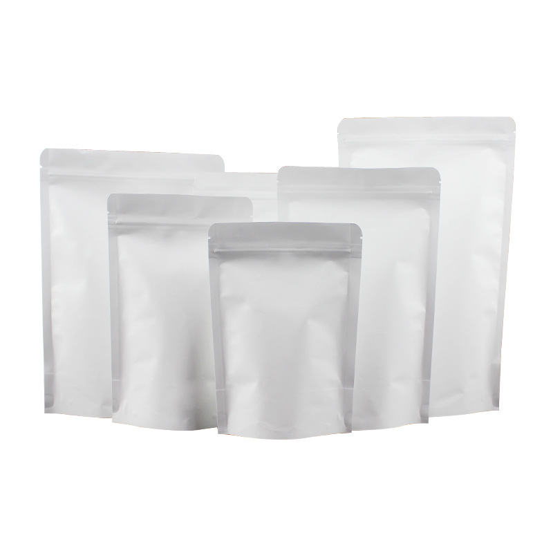 White Aluminum Pouches That Seal 1