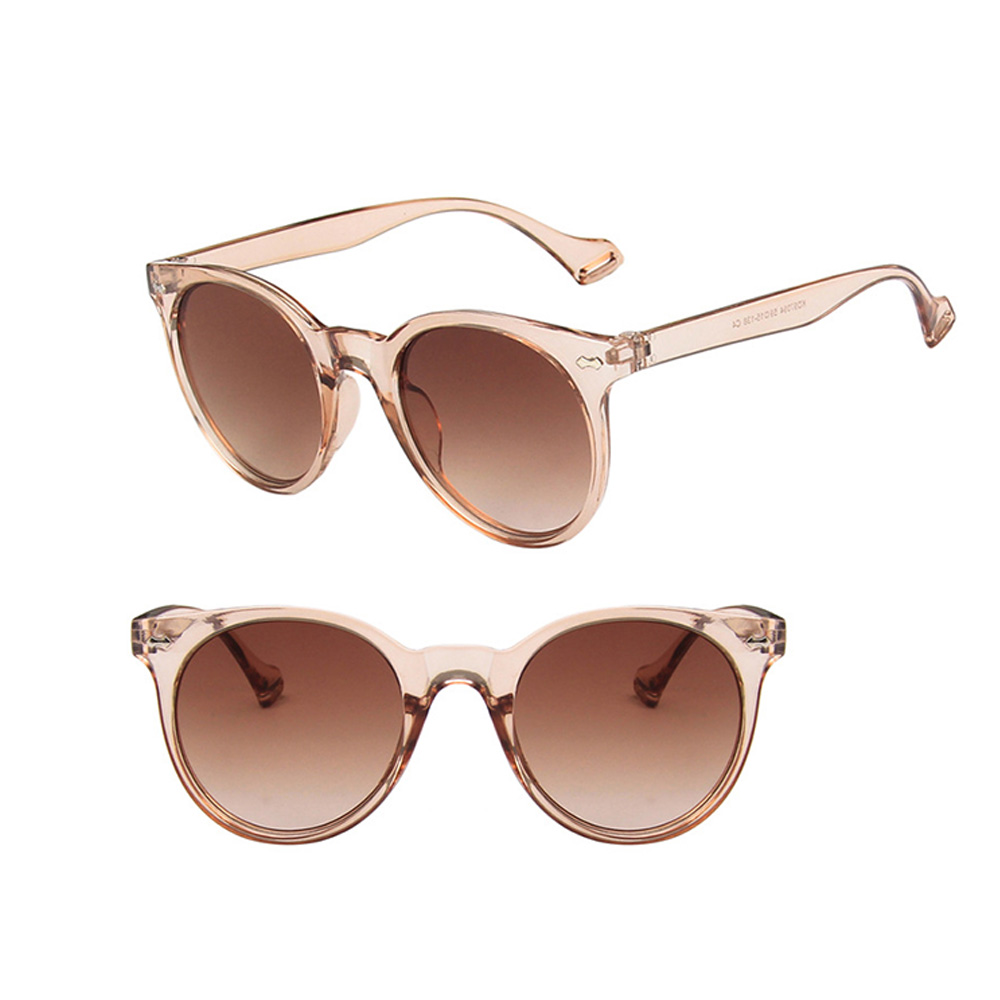 Candy color round retro sunglasses 6