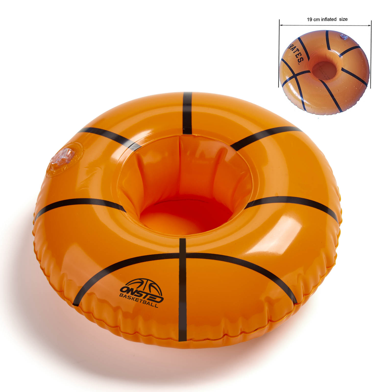 Inflatable 7" Basketball Floating Coaster 4