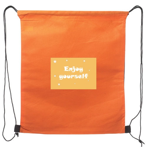 Non-Woven Polypropylene Drawstring Bag - 14.5"W x 17.5"H 5