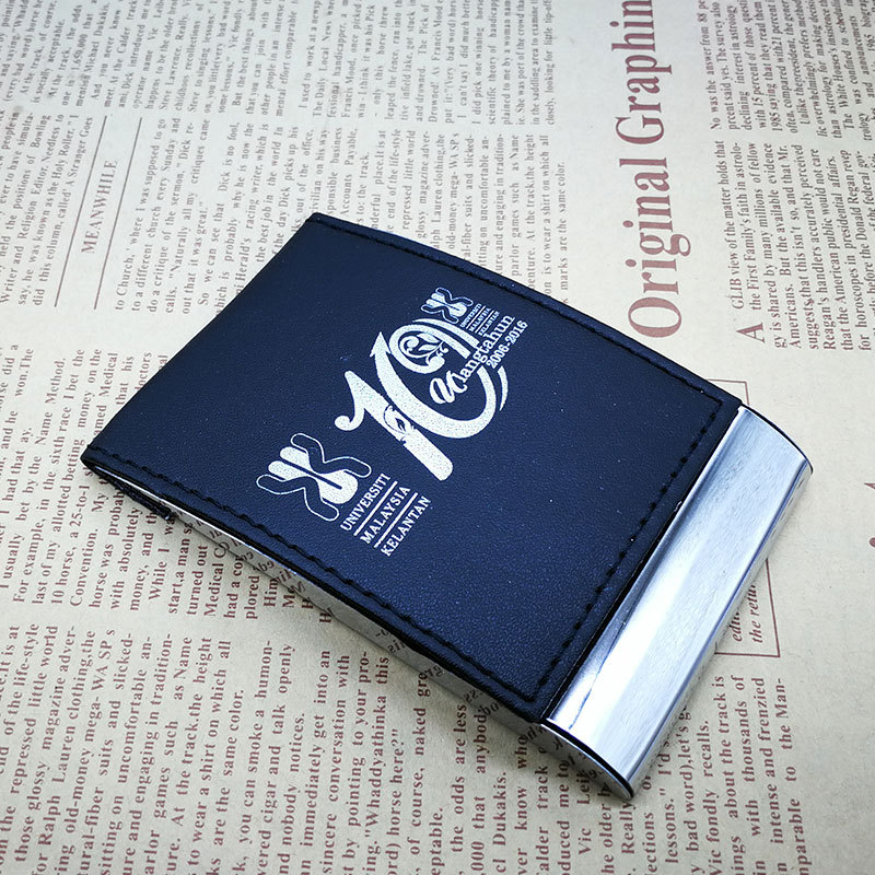 2-Piece Gift Set Metal Ball Pen and Card Case 2