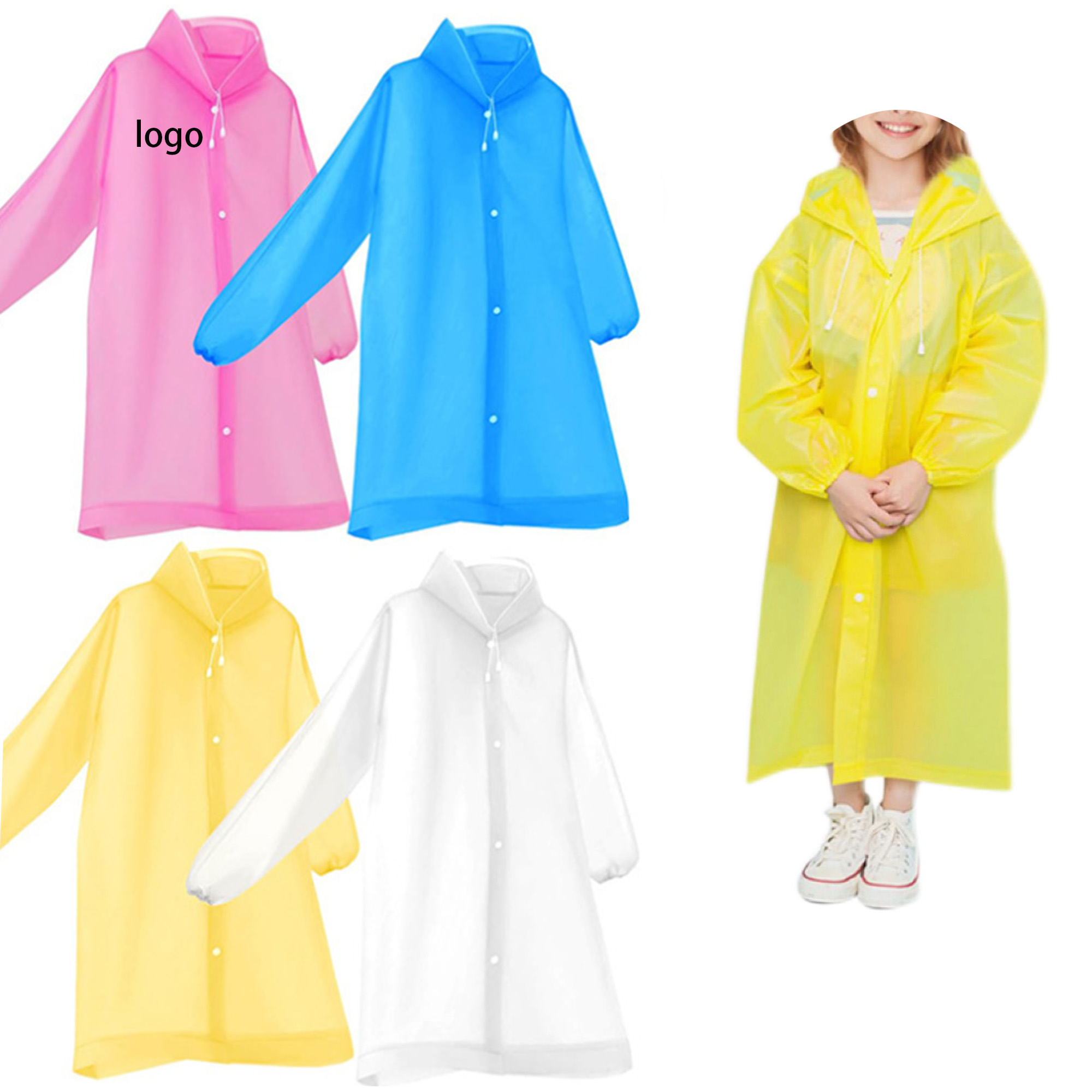 Youth EVA Poncho Raincoat 2