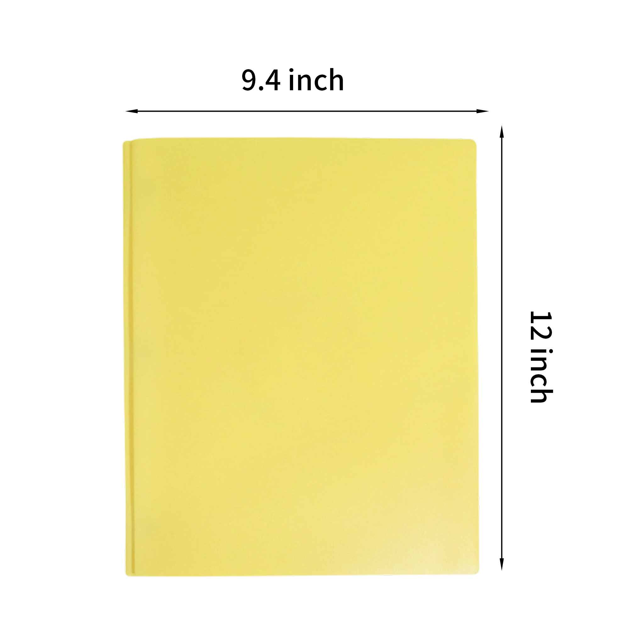 A4 Plastic File Folder With Two Pockets And Three Hole Punch 10