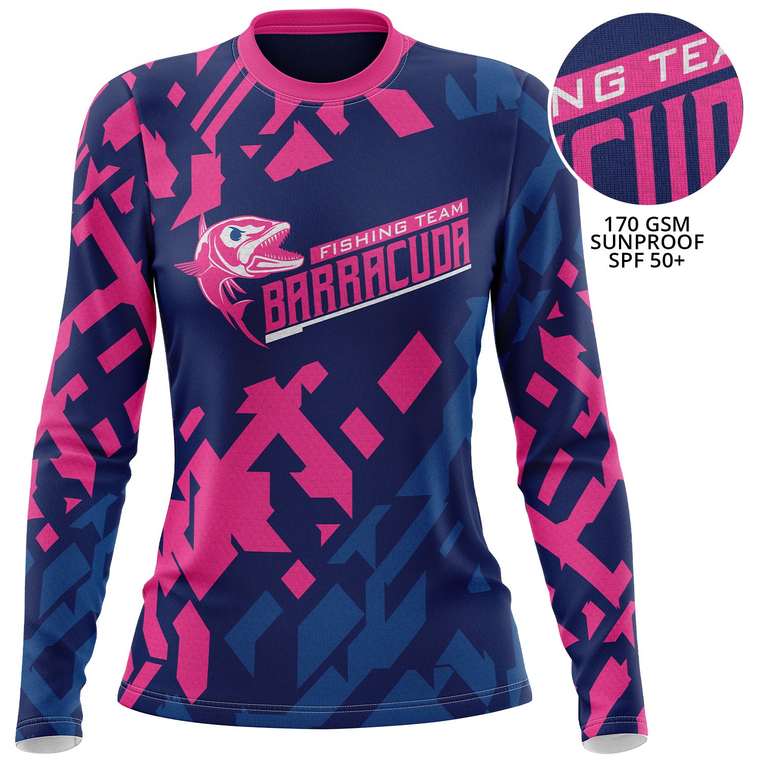 Women 170 GSM Sunproof SPF 50+ Long Sleeve Fishing T-Shirt 2