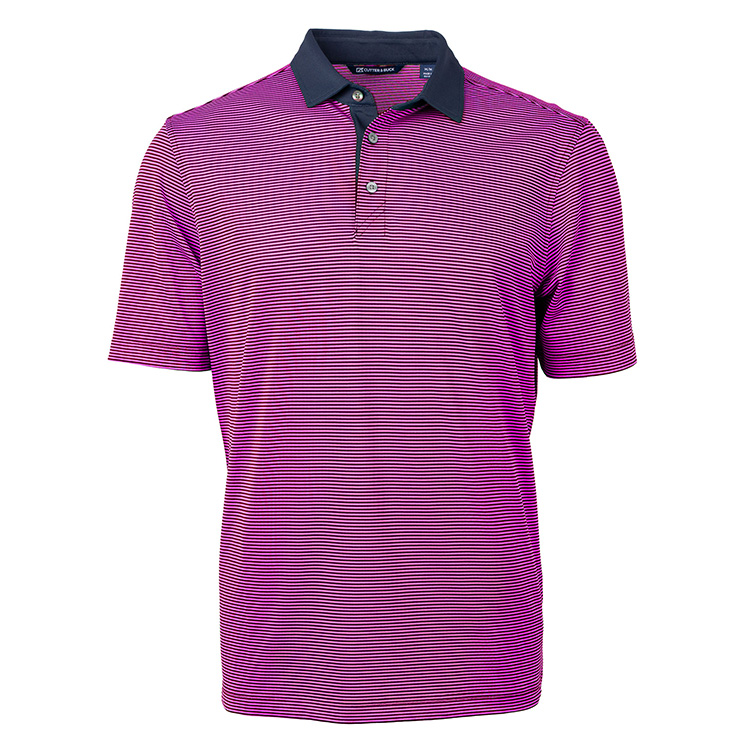 Cutter and Buck Virtue Eco Pique Micro Stripe Recycled Polo 3