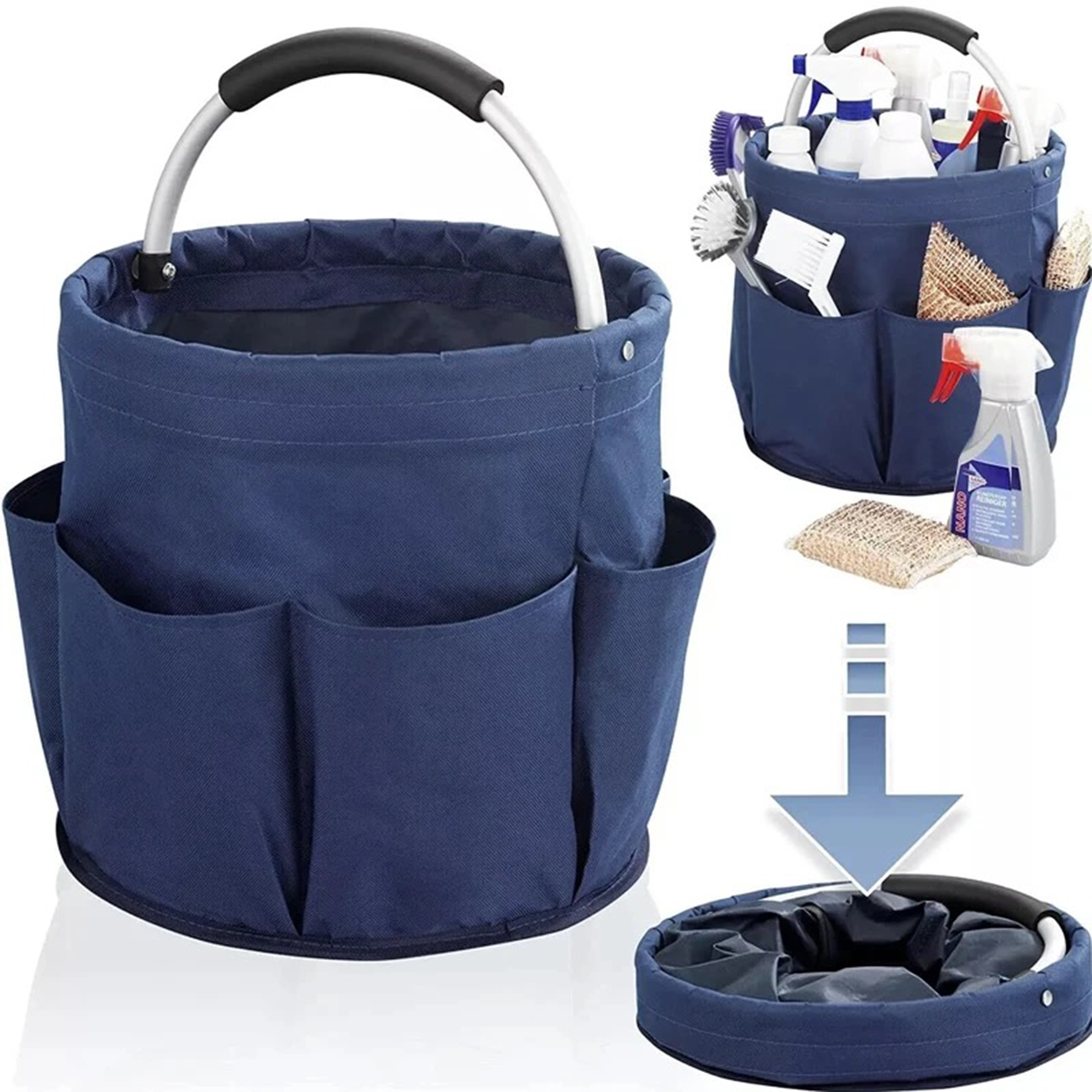 Portable Foldable Tool Basket 2