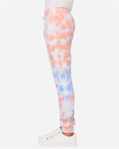 Unisex Tie-Dyed Fleece Joggers - 8884 46