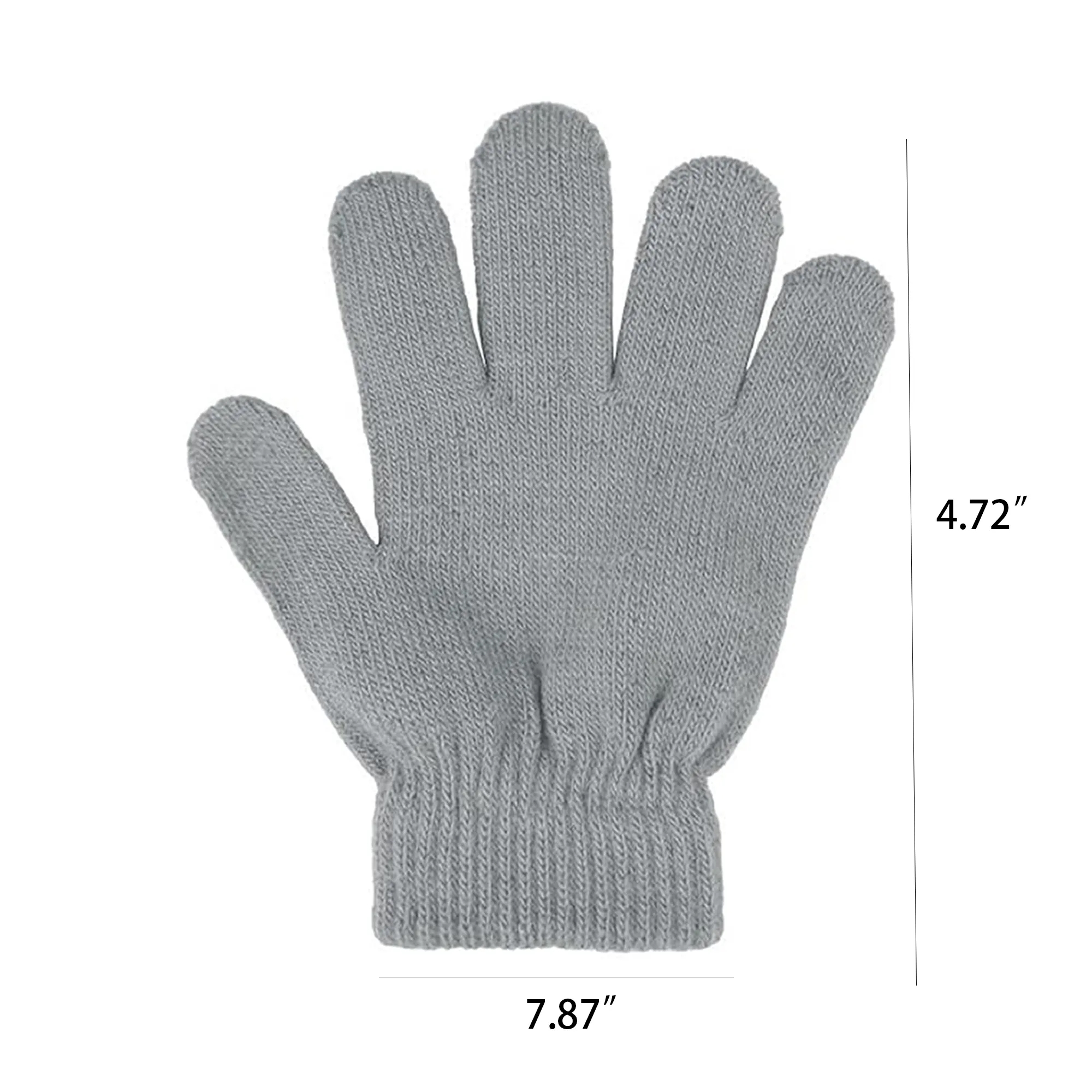 Children's Stretchy Warm Knit Gloves 2