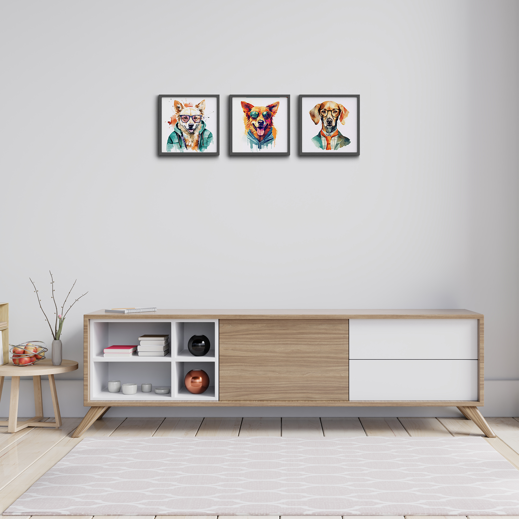 Framed MIXPIX® Wall Tiles – Personalized UV Printed Collage System for Homes & Offices 4