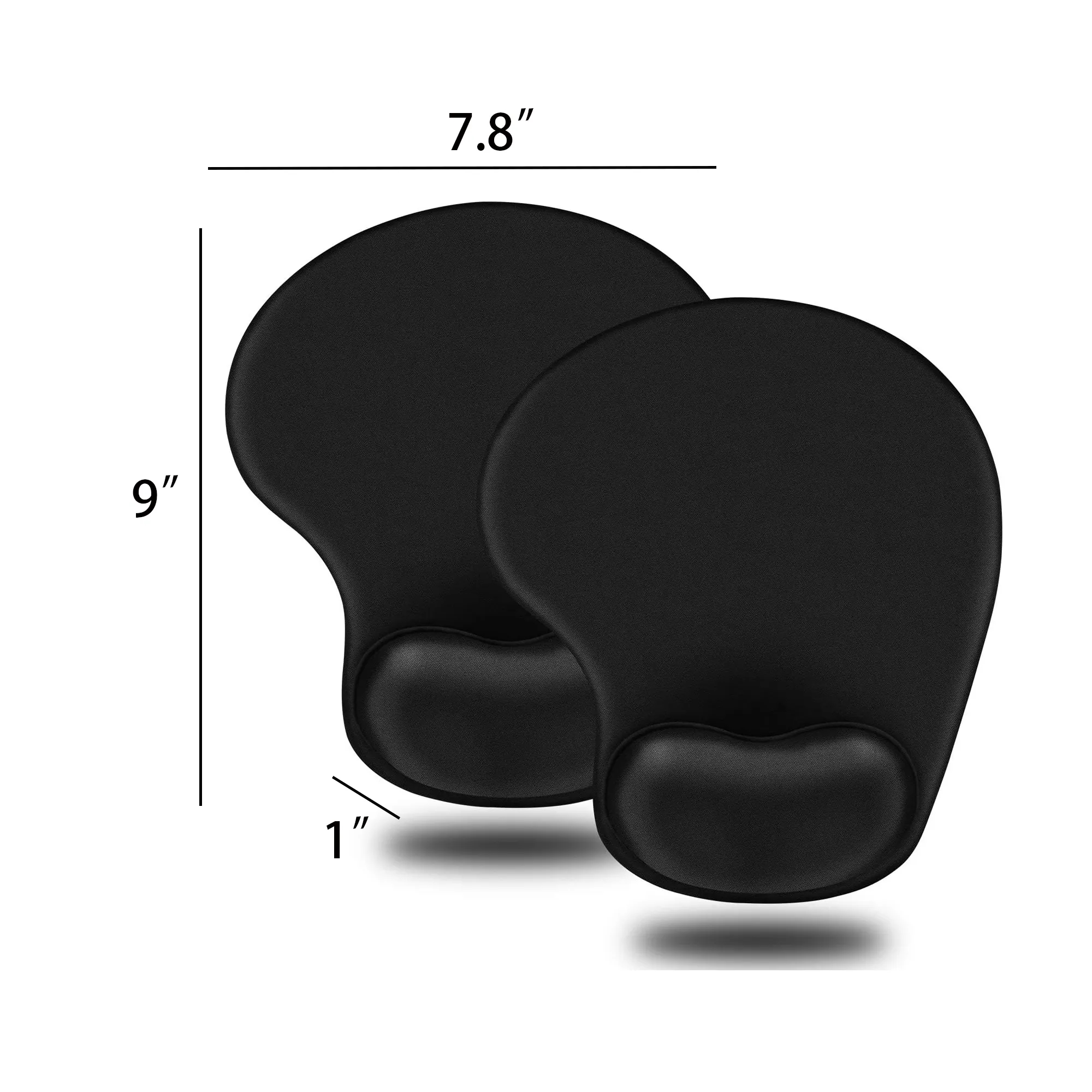 MOQ 20pcs Silicone Foot Styling Non-Slip Mouse Pad With Wris 4
