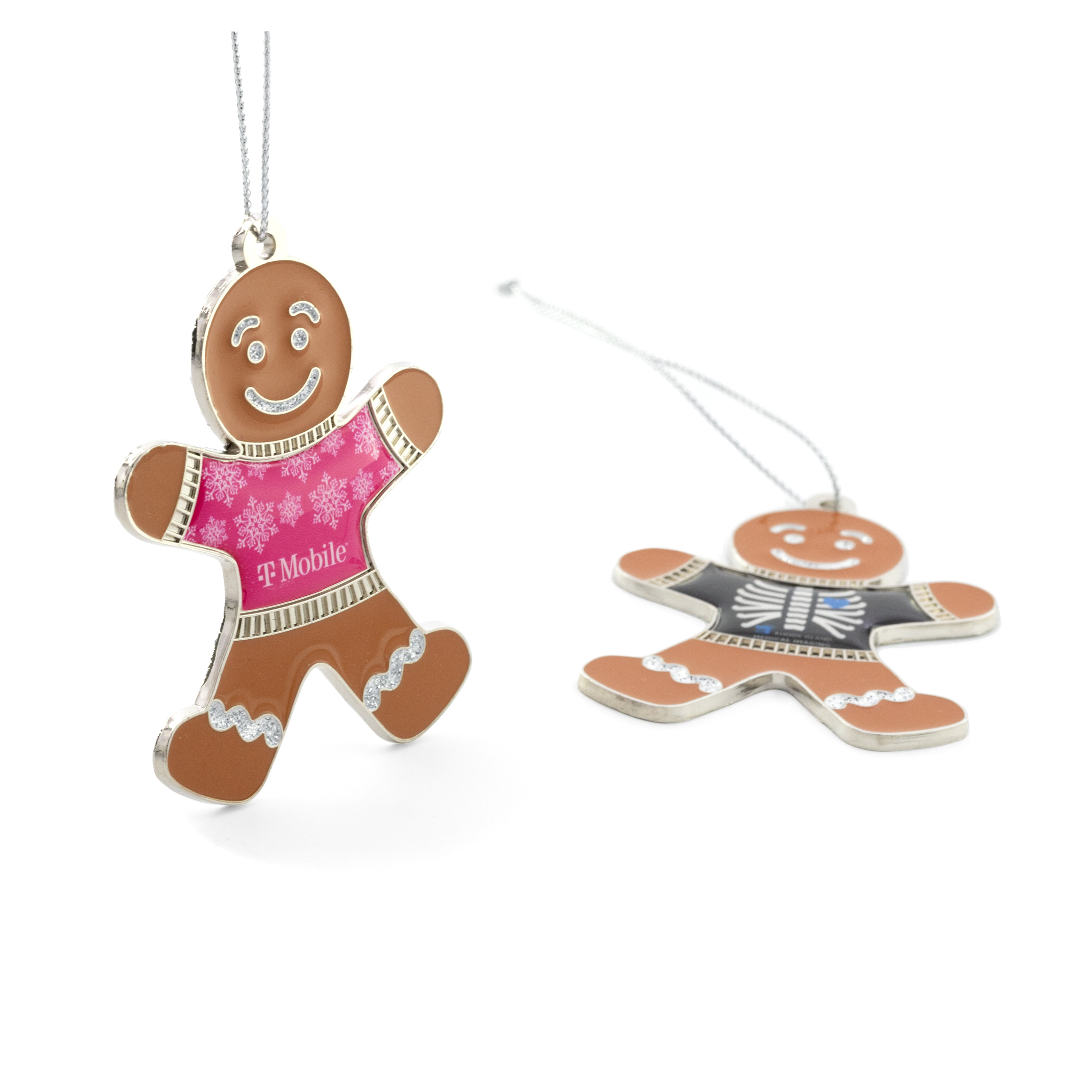 Gingerbread Man Holiday Ornament 4