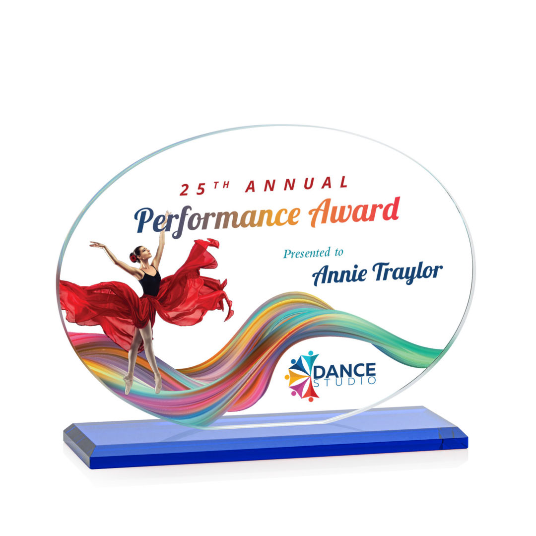 Austin (Horiz) VividPrint™ Award - Blue 7