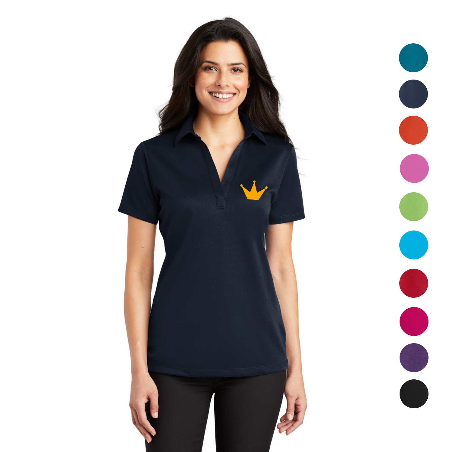 Port Authority Ladies Silk Touch Performance Polo Custom 24