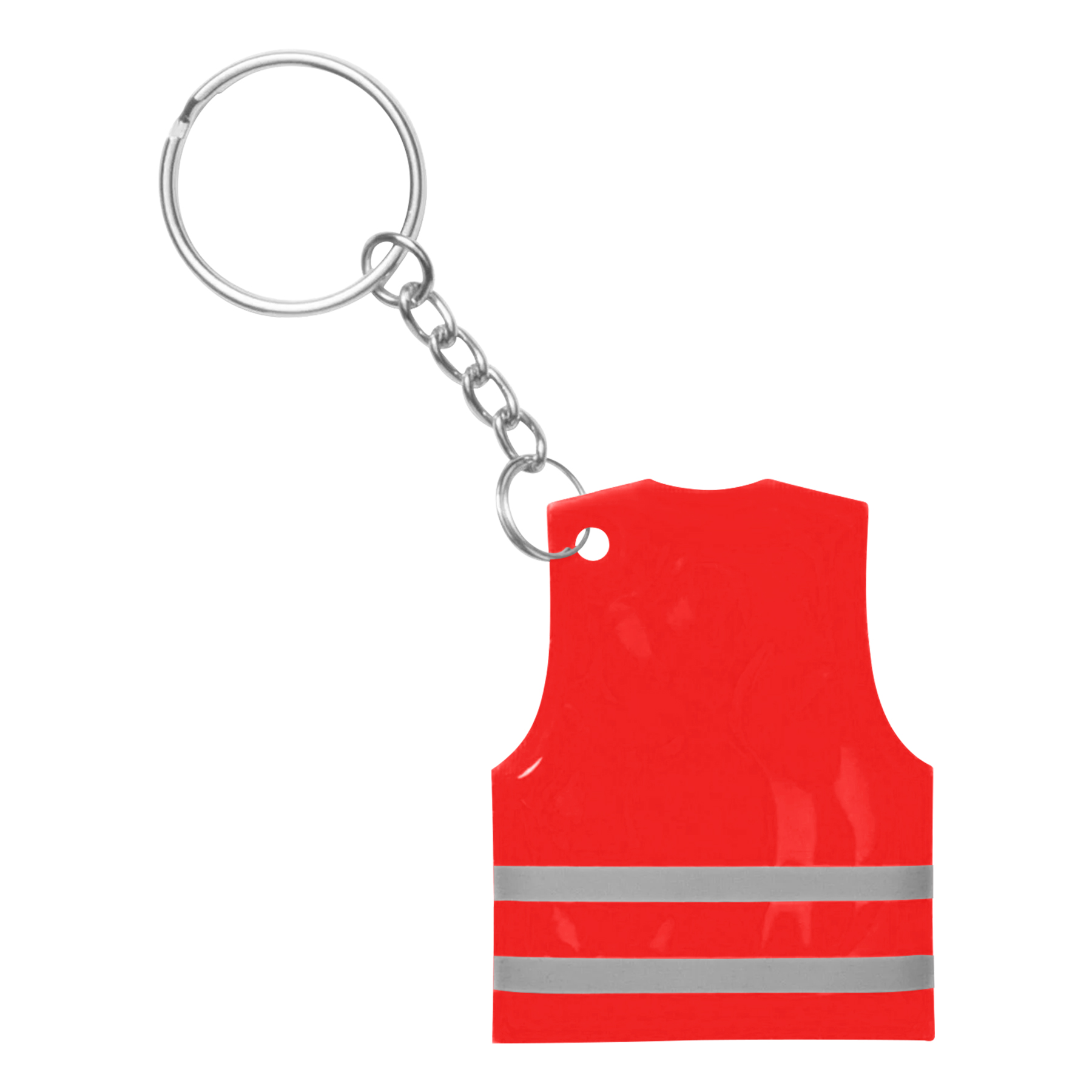 PVC Reflect Safety Vest Key Chain 11
