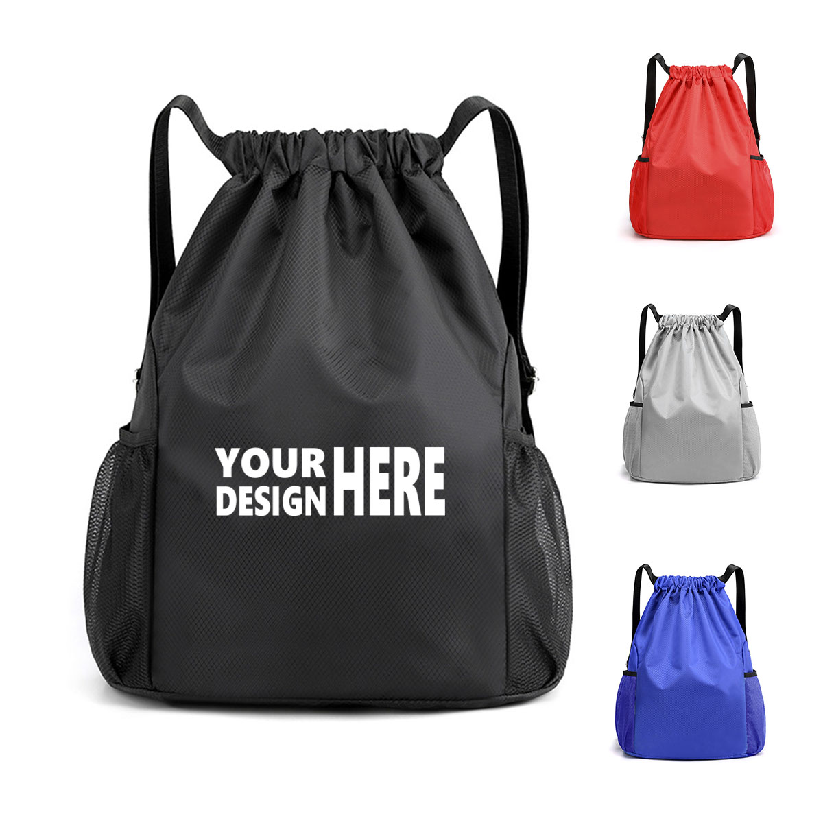 Personalized Waterproof Oxford Drawstring Gym Bag 2