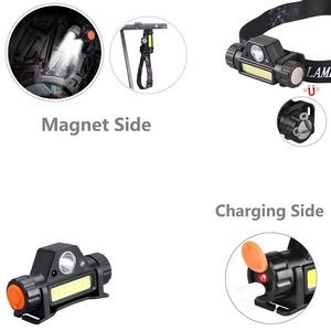 Versatile Bullseye Bent Neck LED Flashlight With Magnetic Base Round Design 11