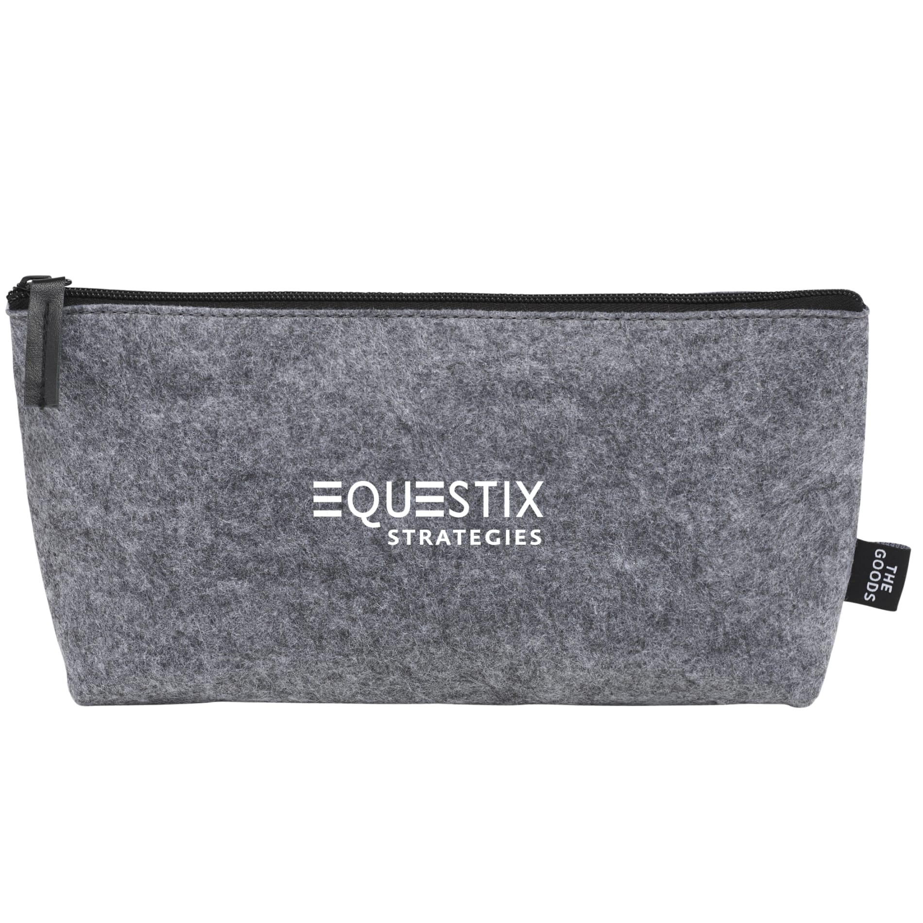 THE GOODS™ Recycled Felt Zippered Pouch