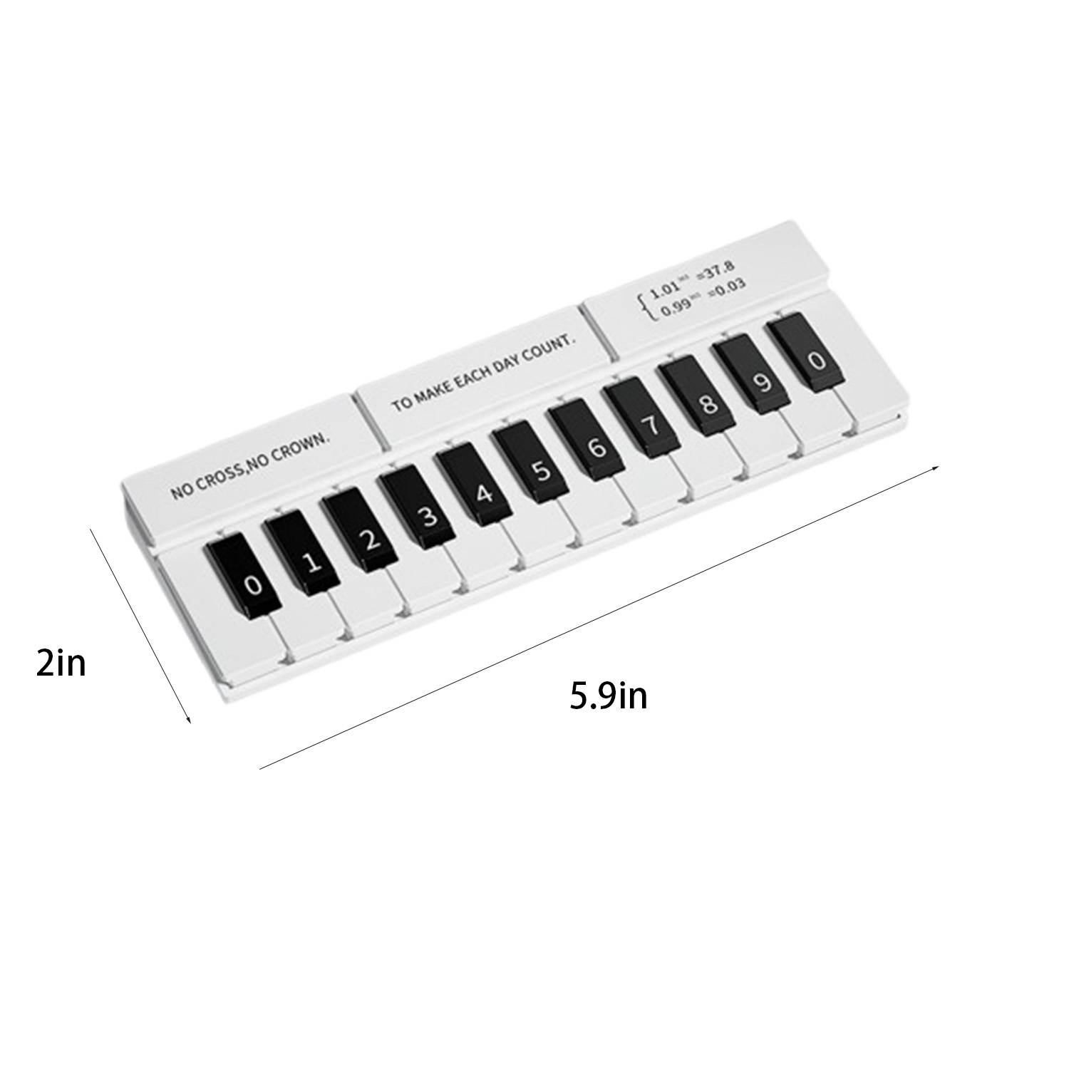 Piano Temporary Parking Phone Number Plate Car Decoration 2