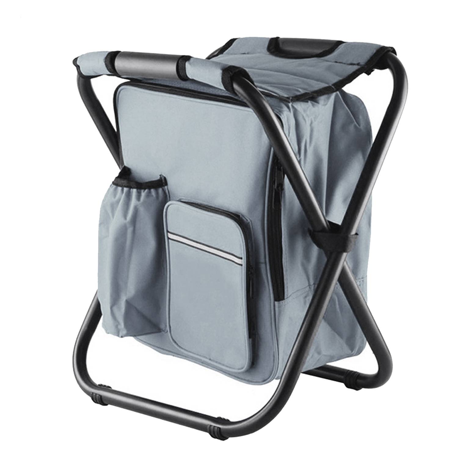 Portable Oxford Insulated Cooler Bag Foldable Camping Chair 7