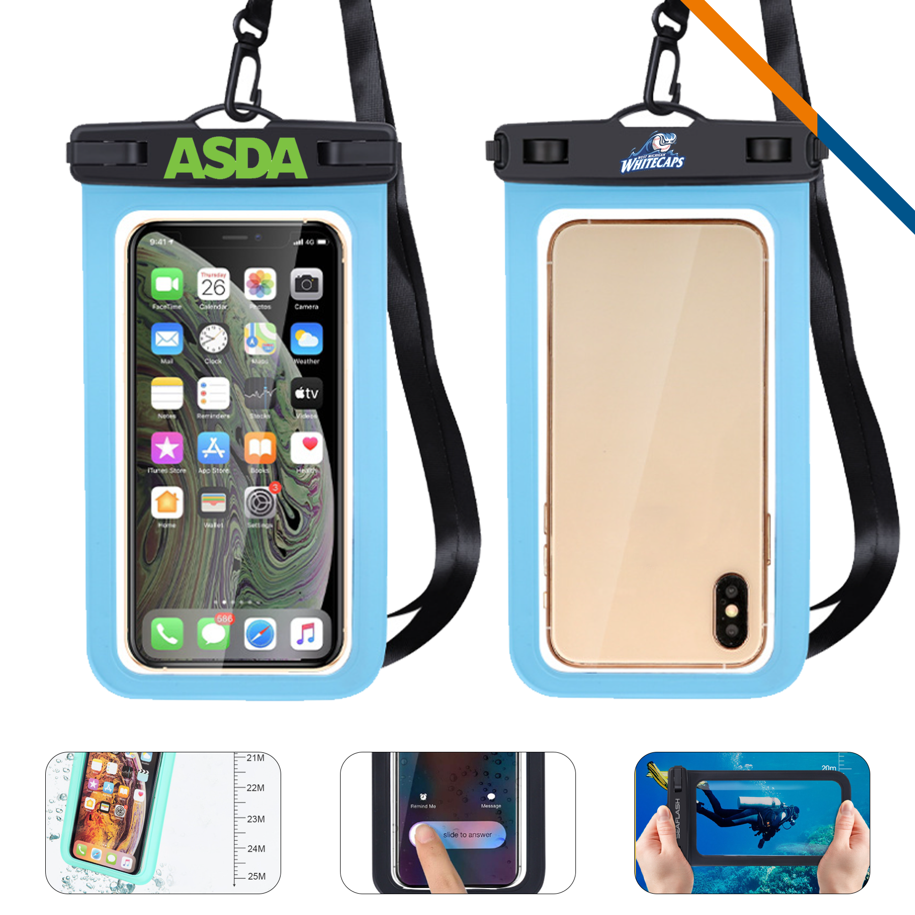 Moki waterproof Phone Pouch 7