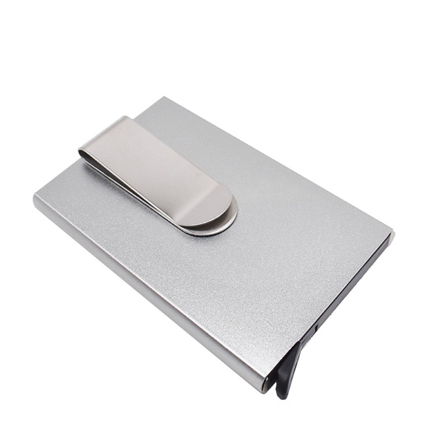 RFID Credit Card Holder for Men Money Clip Aluminum Metal 1
