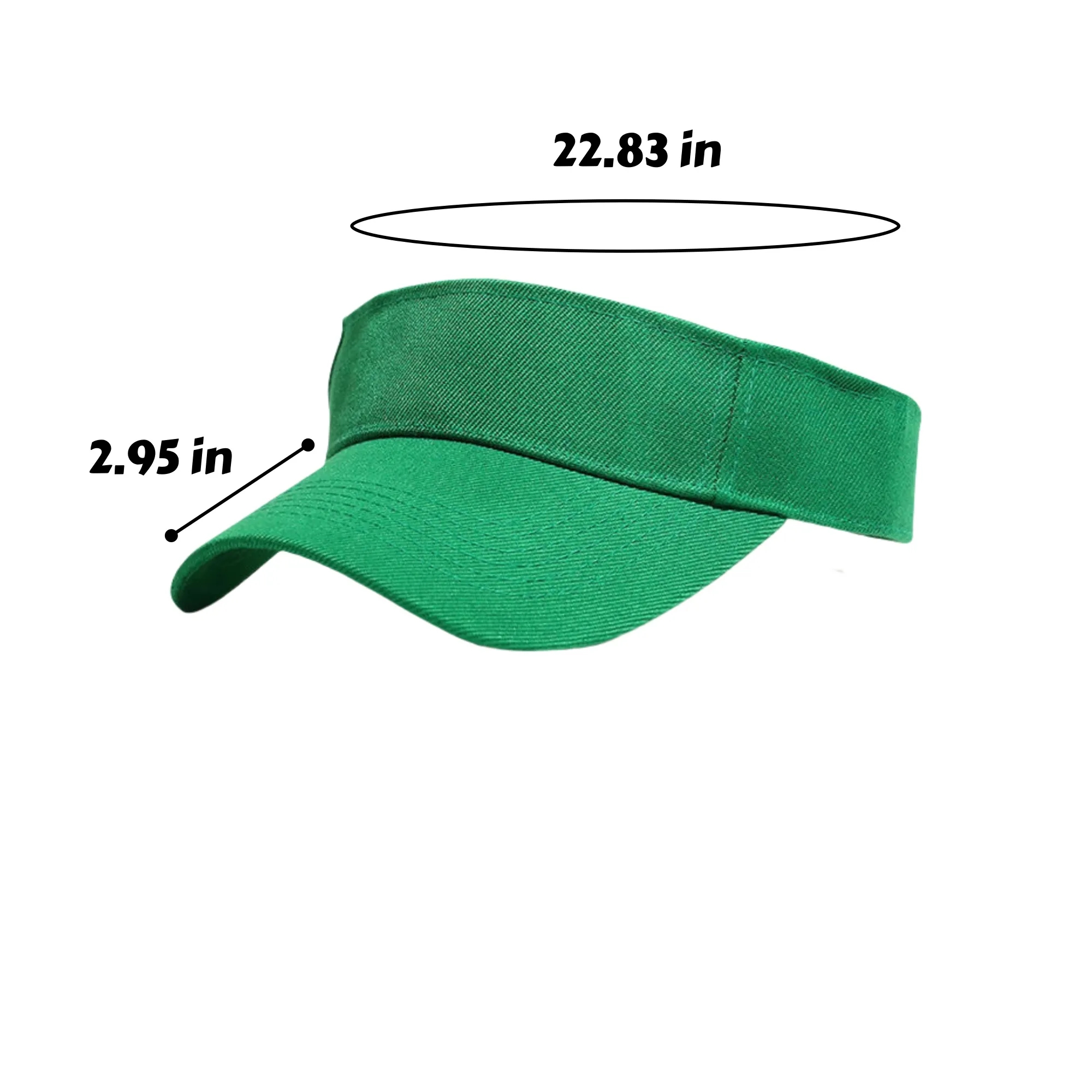 Unisex Sporty Visor Hat 3