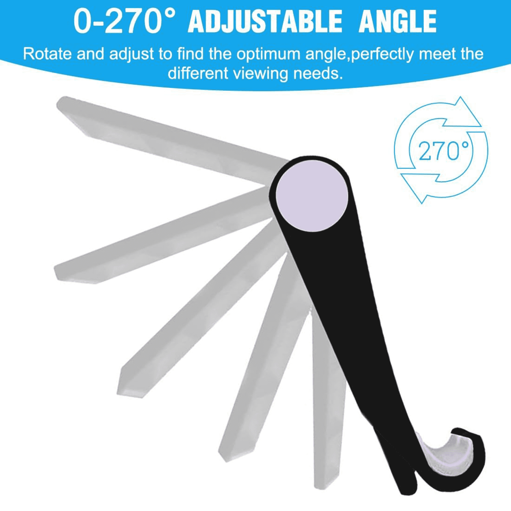 Adjustable Desktop Mobile Phone Holder Tablet Stand 3