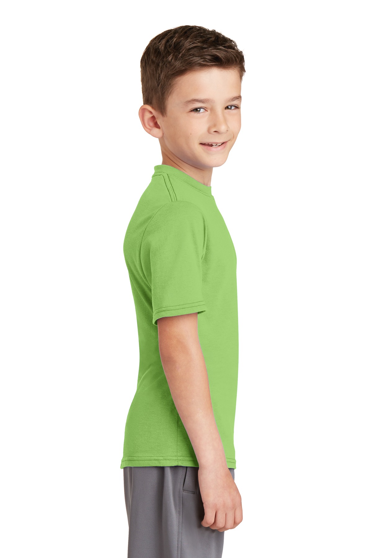 Port & Co Youth Performance Blend Tee. PC381Y 37