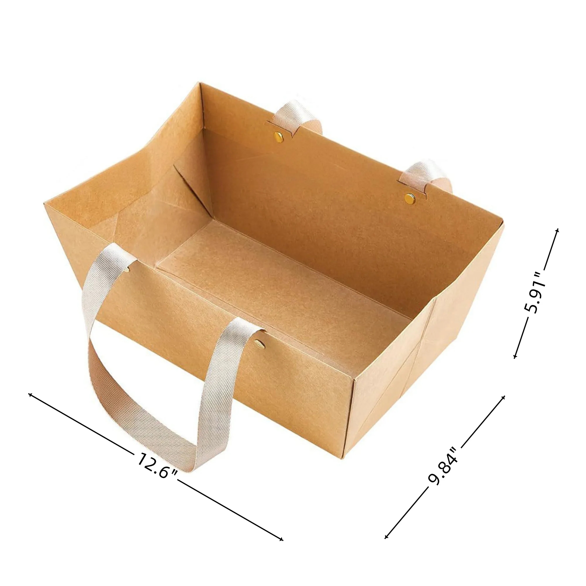 Matte Kraft Paper Gift Packaging Tote Bag 4
