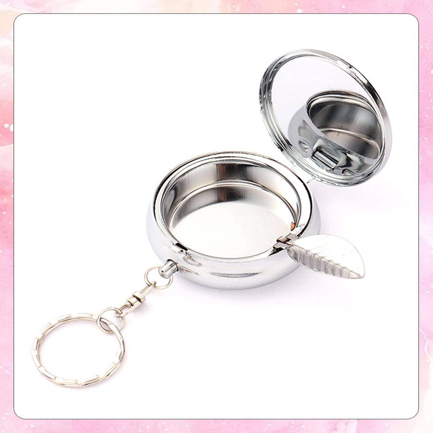 Metal Portable Ashtray Key Chain 3