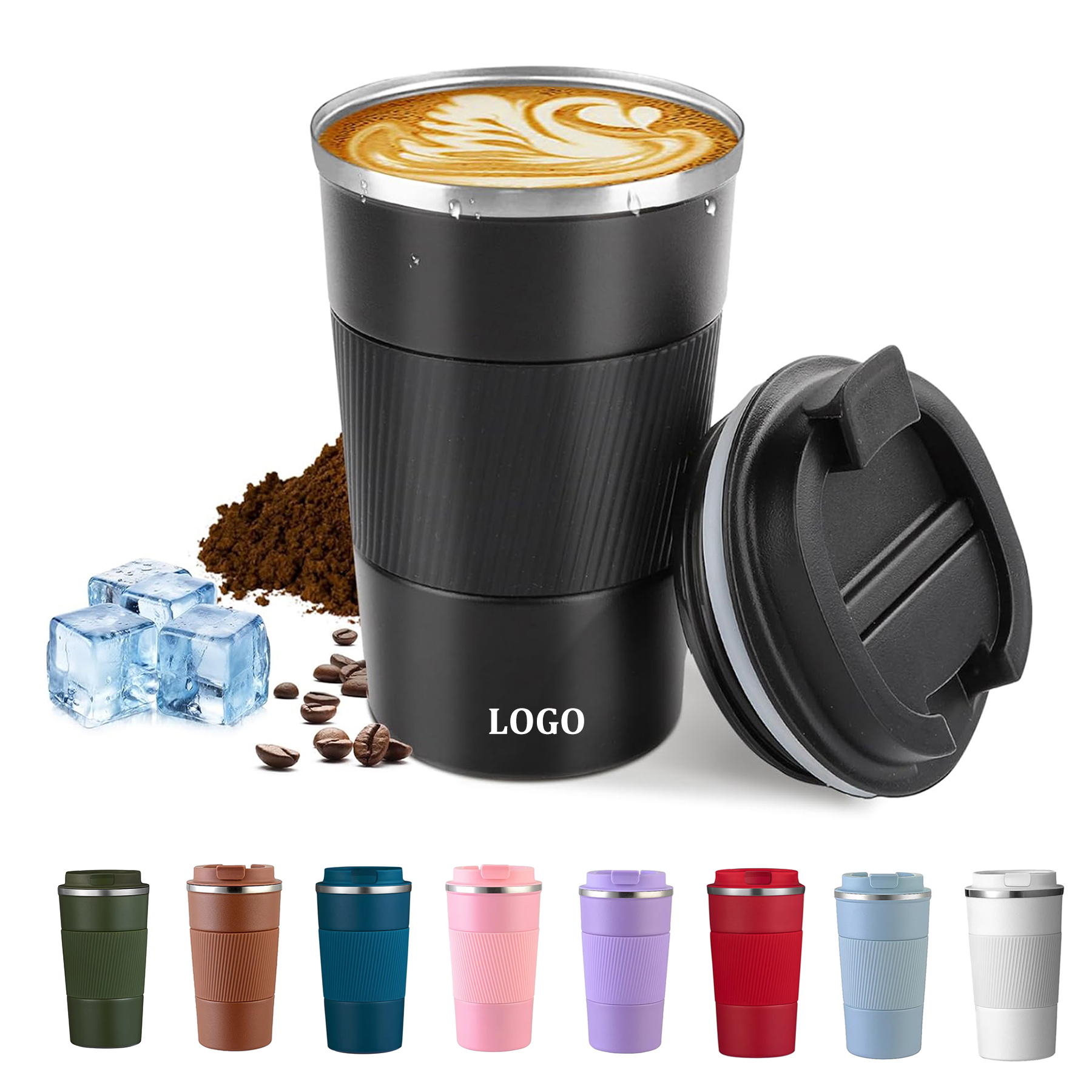 Insulated Ceramic Coating Coffee Mug 7