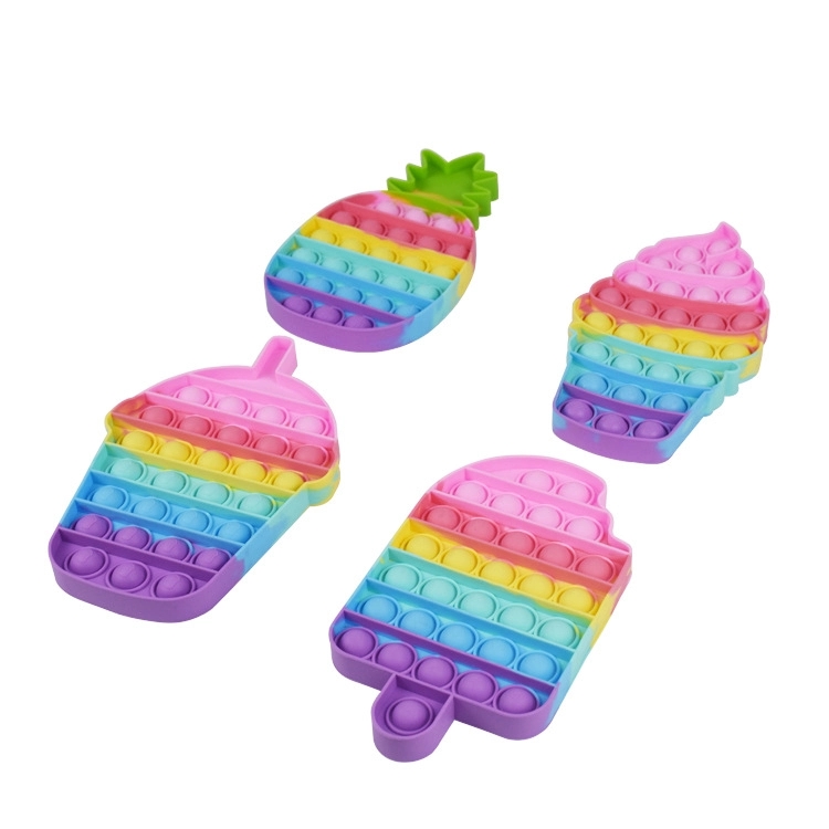 Push Bubble Pops Fidget Sensory Antistress Kids Toy 7