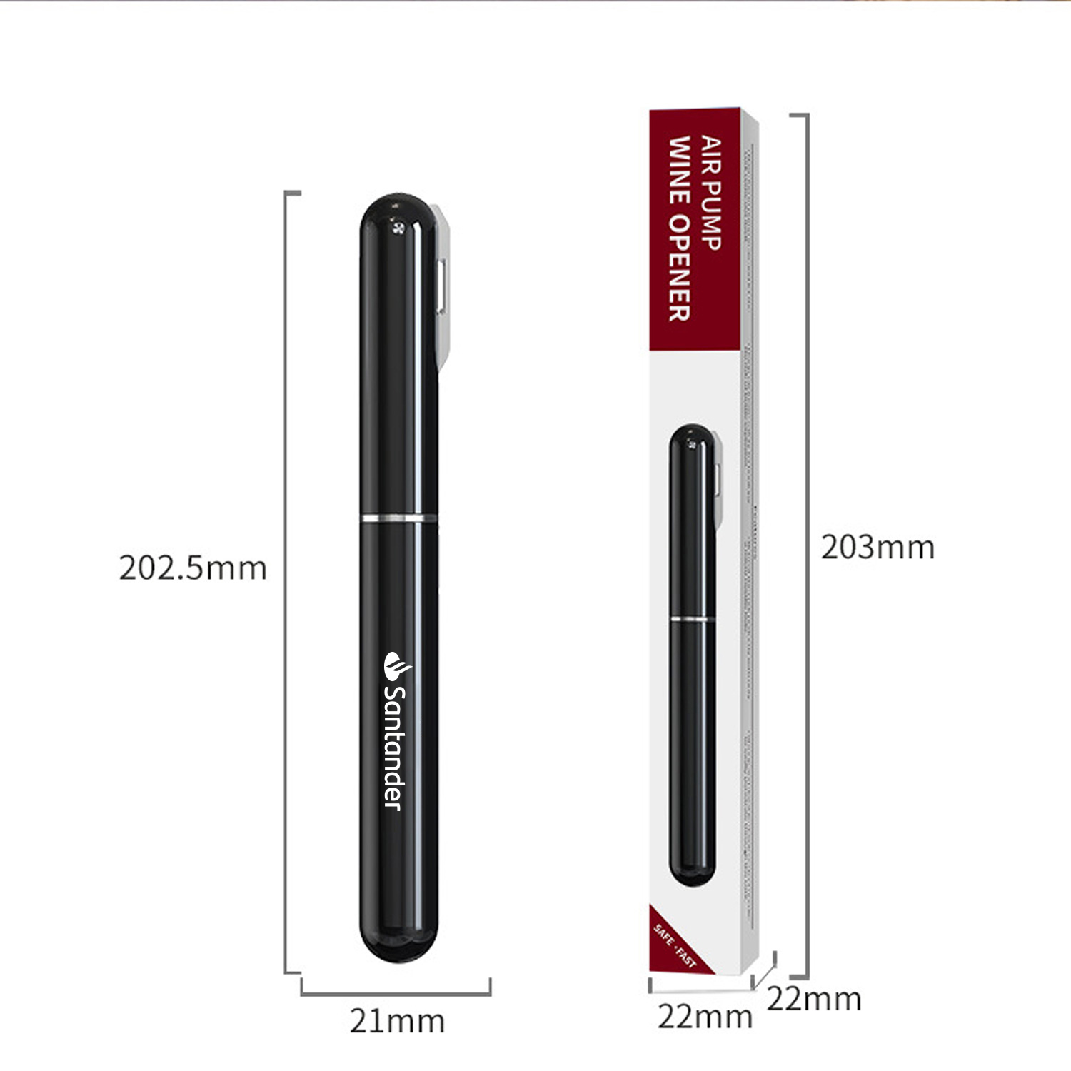 WineVault Air Pressure Wine Opener - Safe Air Pumping & Stainless Steel Needle 1