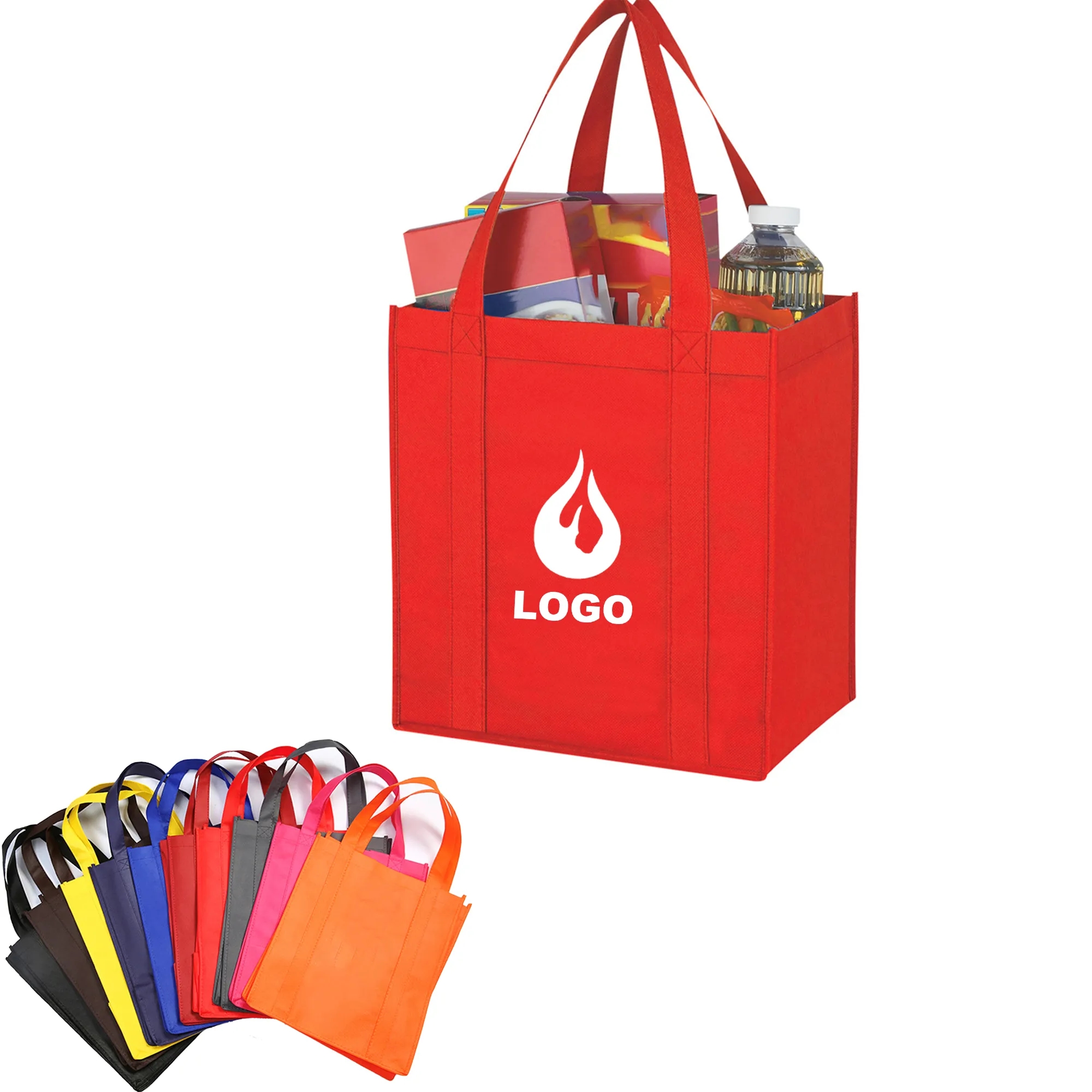 Large Non-Woven Grocery Tote Bag 4