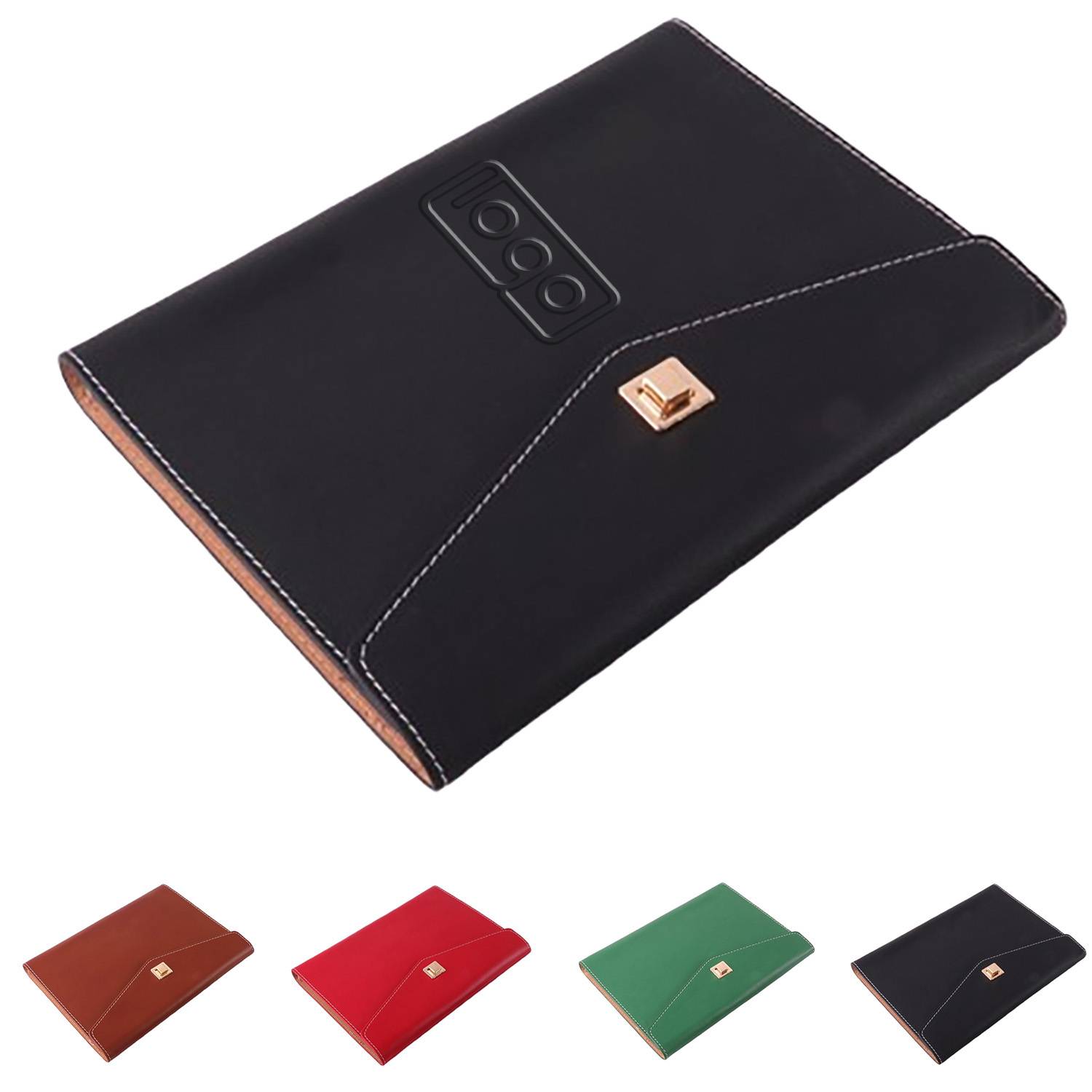 A5 PU Leather Cover Notebook w/ Buckle 2